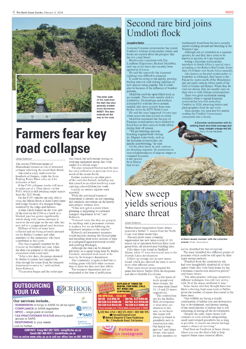 The North Coast Courier 9 February 2024 page 4