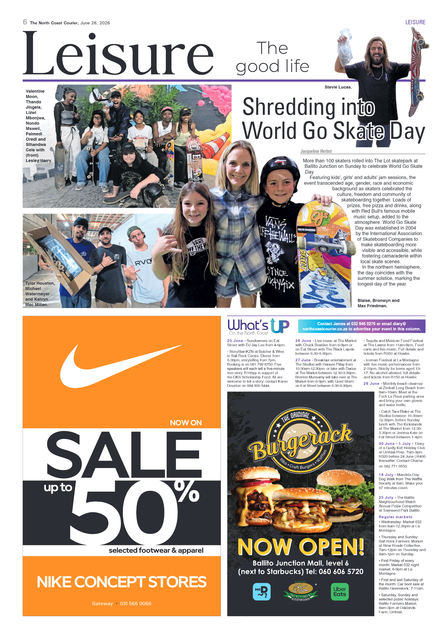 The North Coast Courier – June 26 page 6