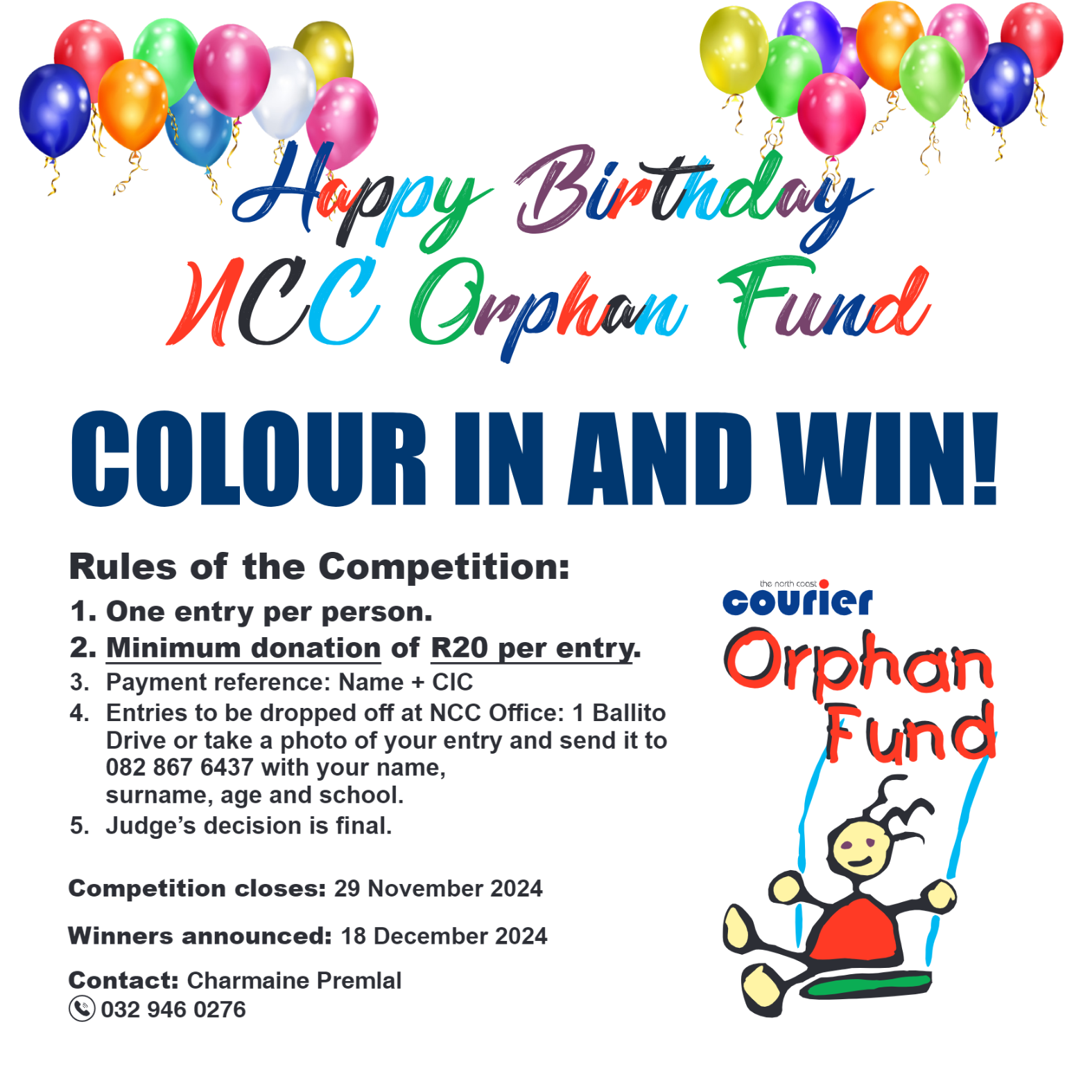 The North Coast Orphan Fund CIC page 1