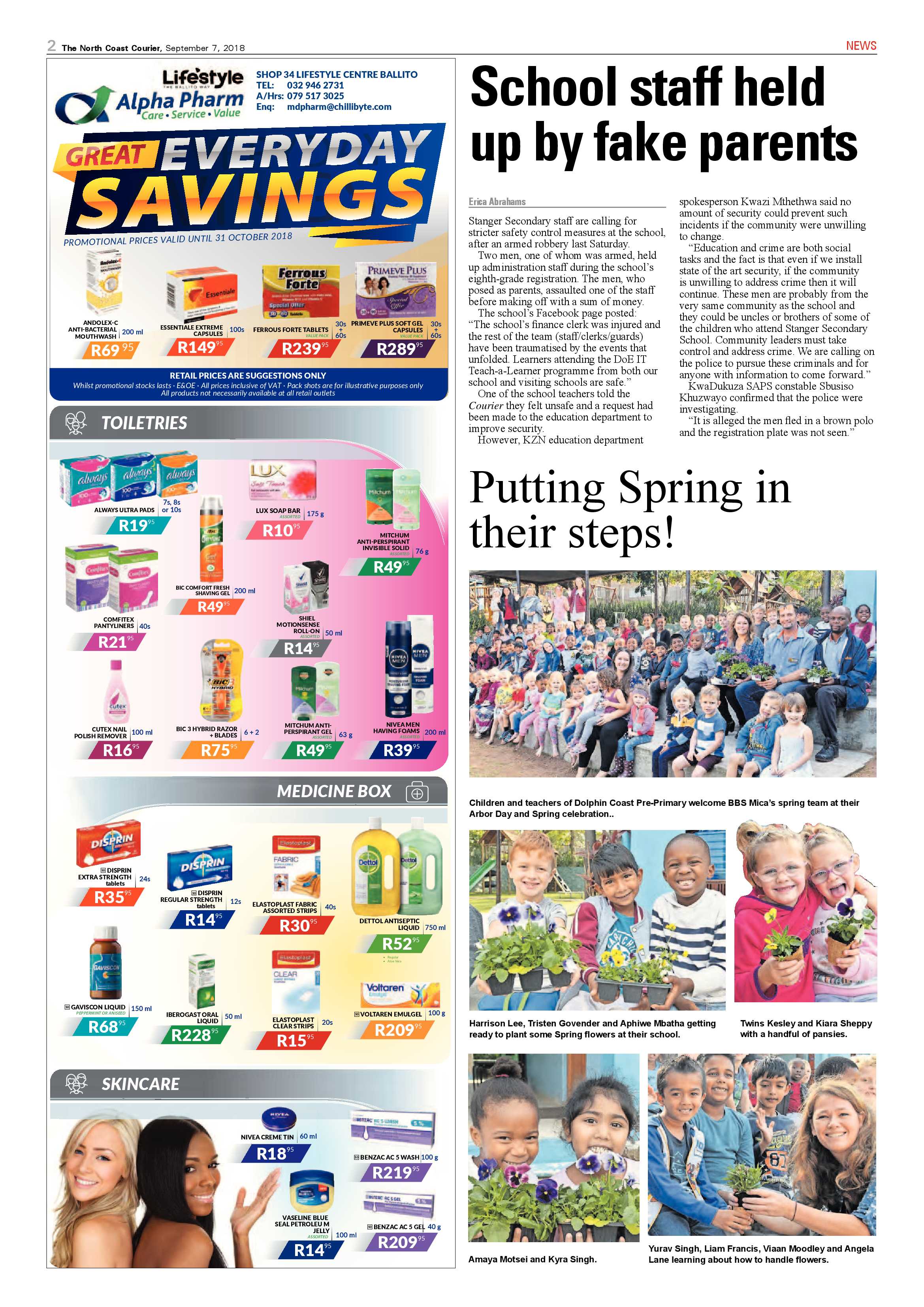 The North Coast Courier – 07 September 2018 page 2
