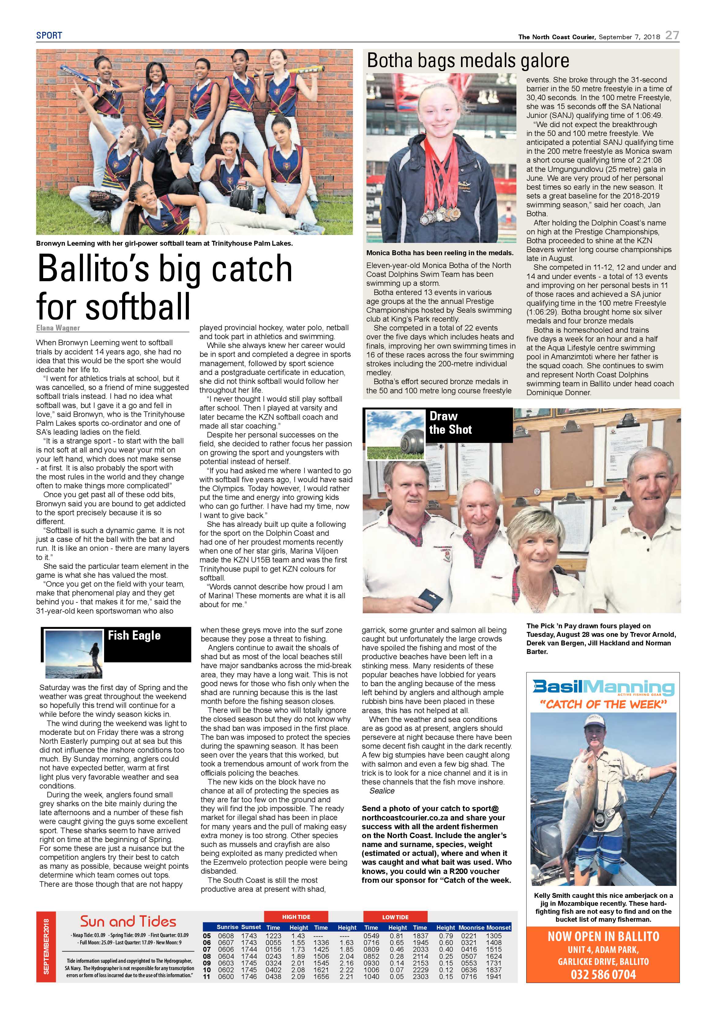 The North Coast Courier – 07 September 2018 page 27