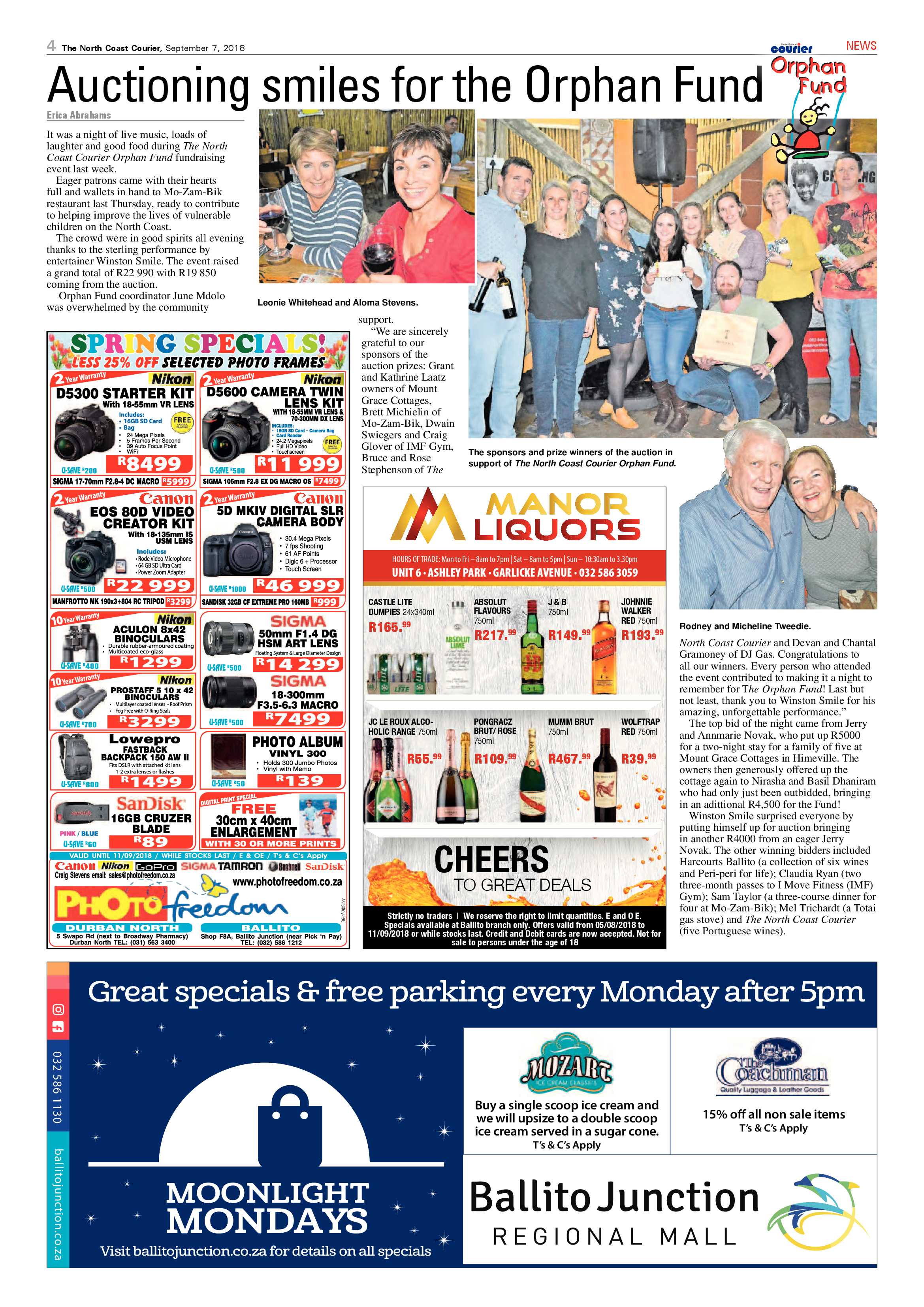 The North Coast Courier – 07 September 2018 page 4