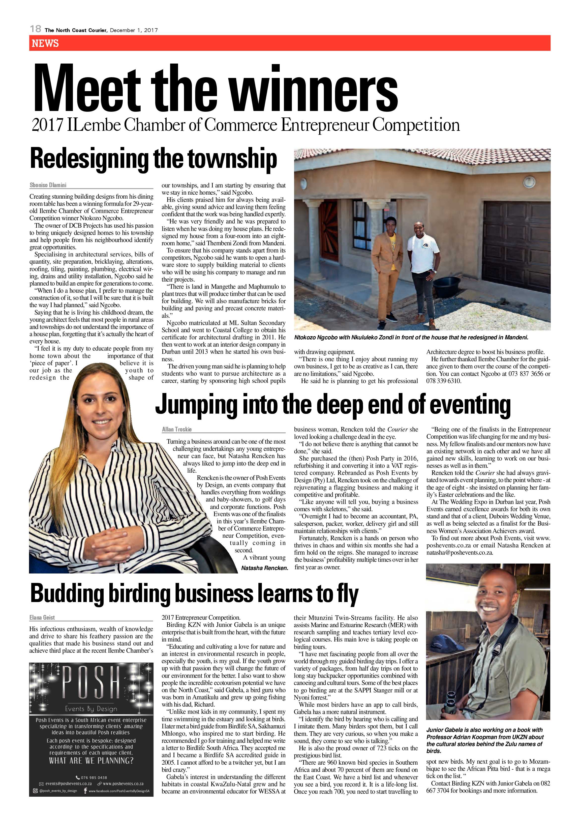 The North Coast Courier – 01 December 2017 page 18