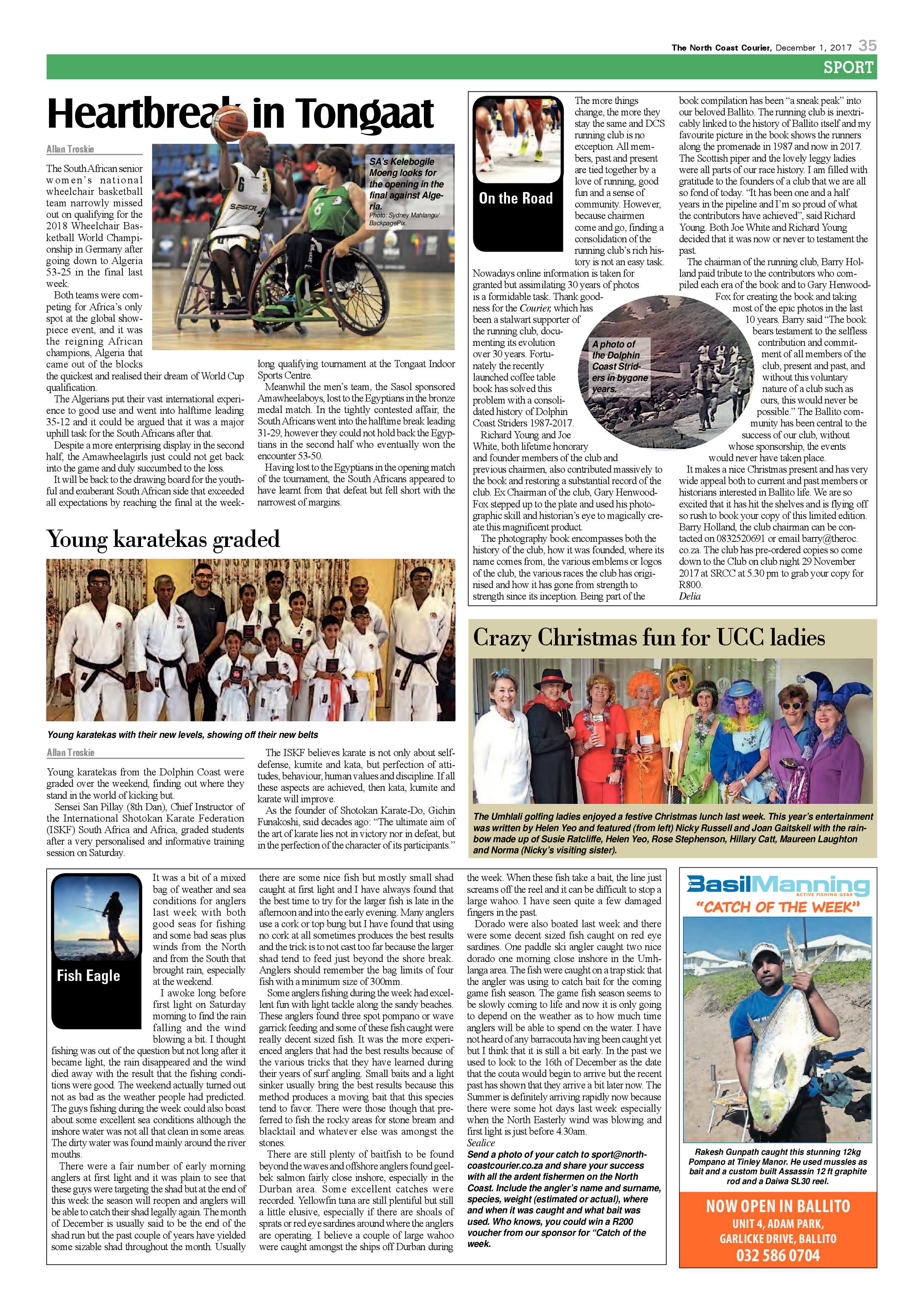 The North Coast Courier – 01 December 2017 page 35
