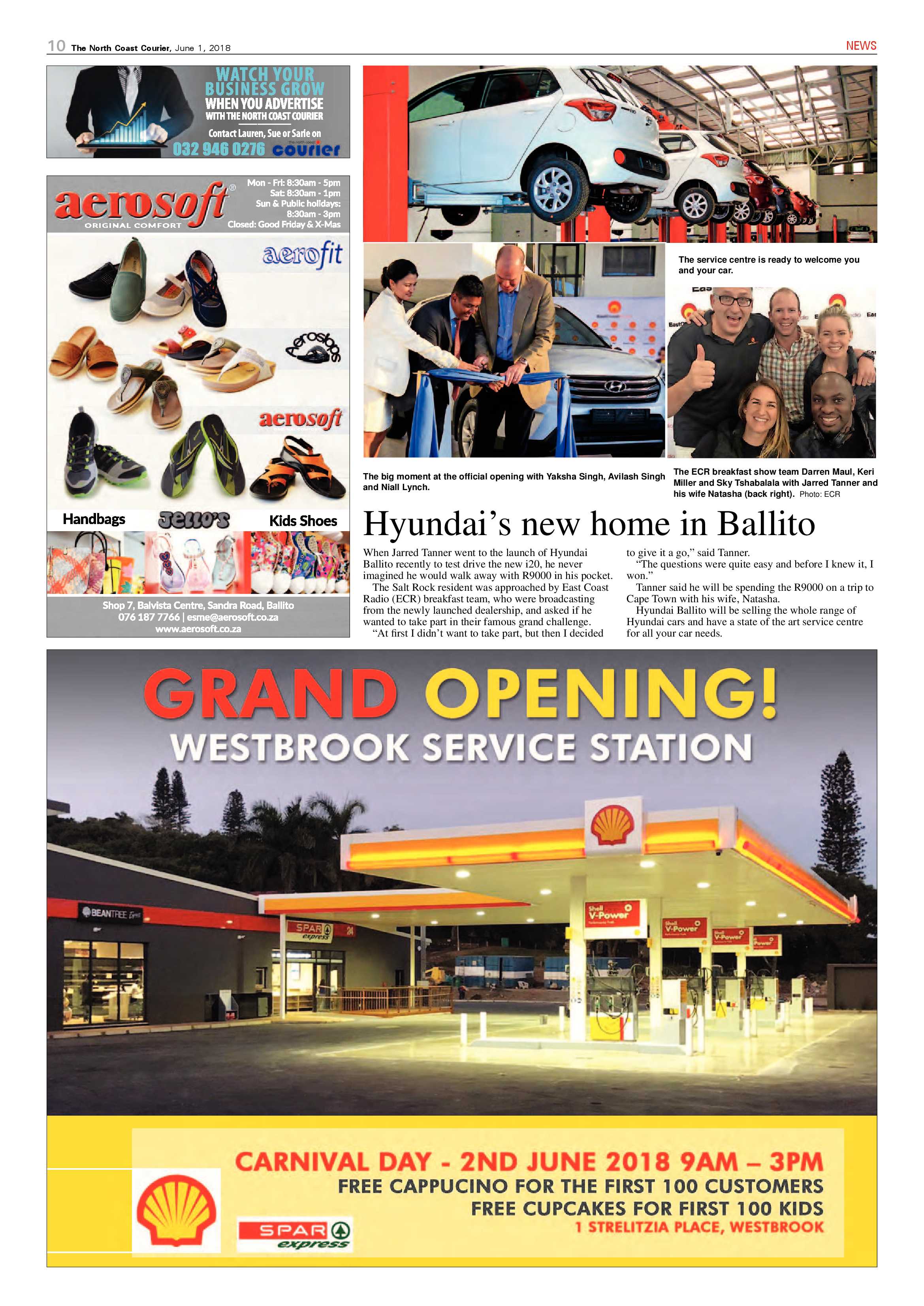 The North Coast Courier – 01 June 2018 page 10