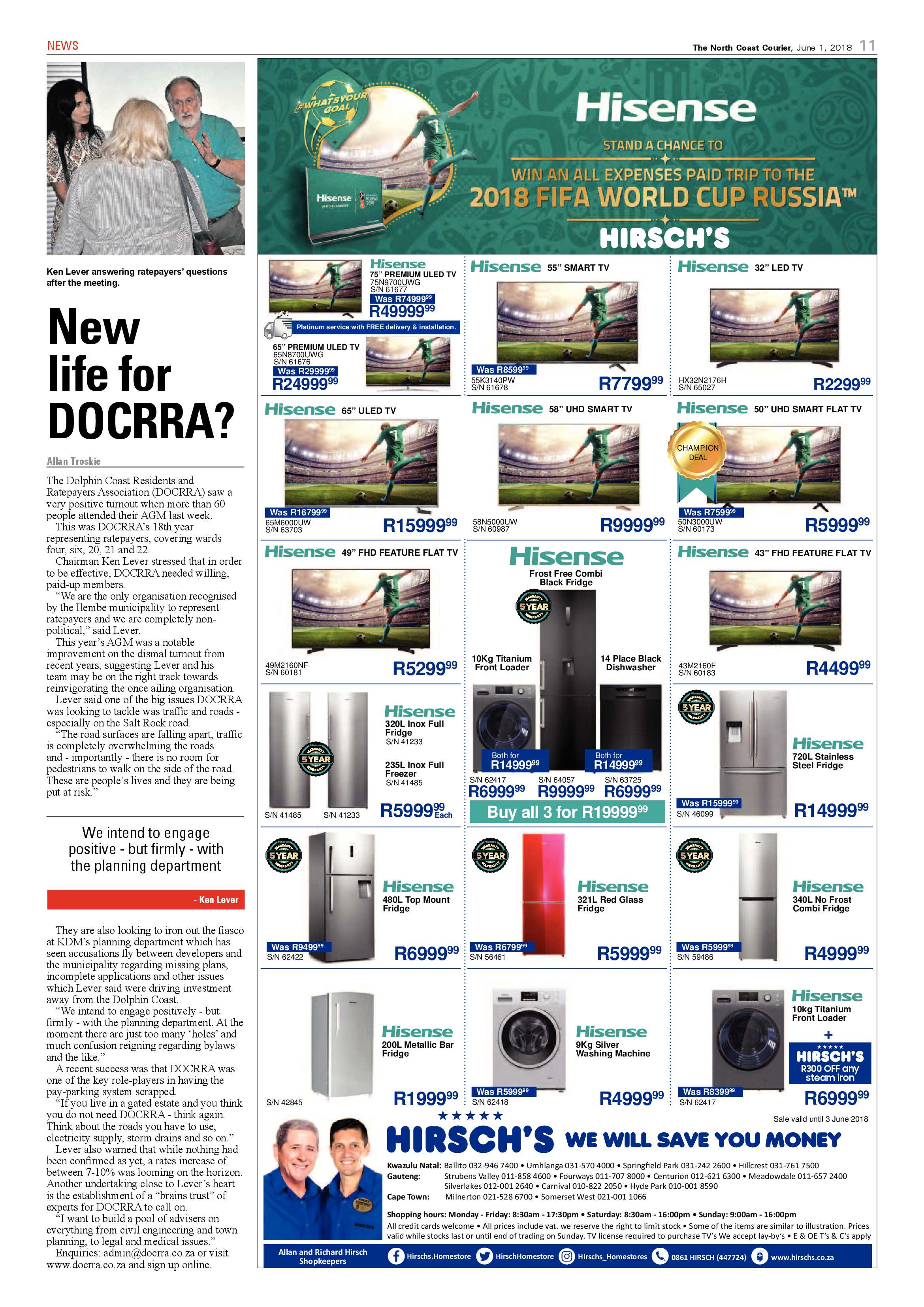 The North Coast Courier – 01 June 2018 page 11