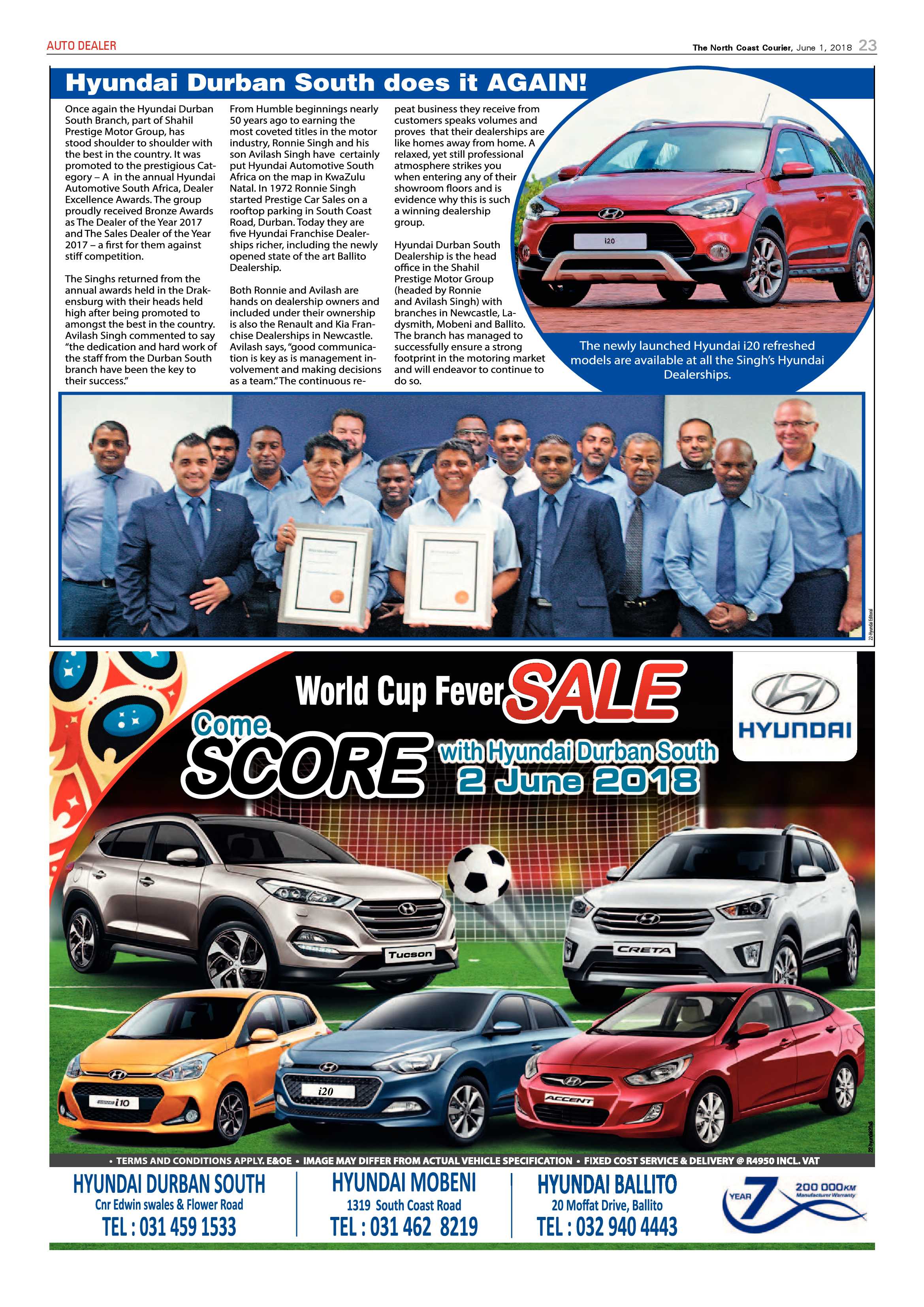 The North Coast Courier – 01 June 2018 page 23
