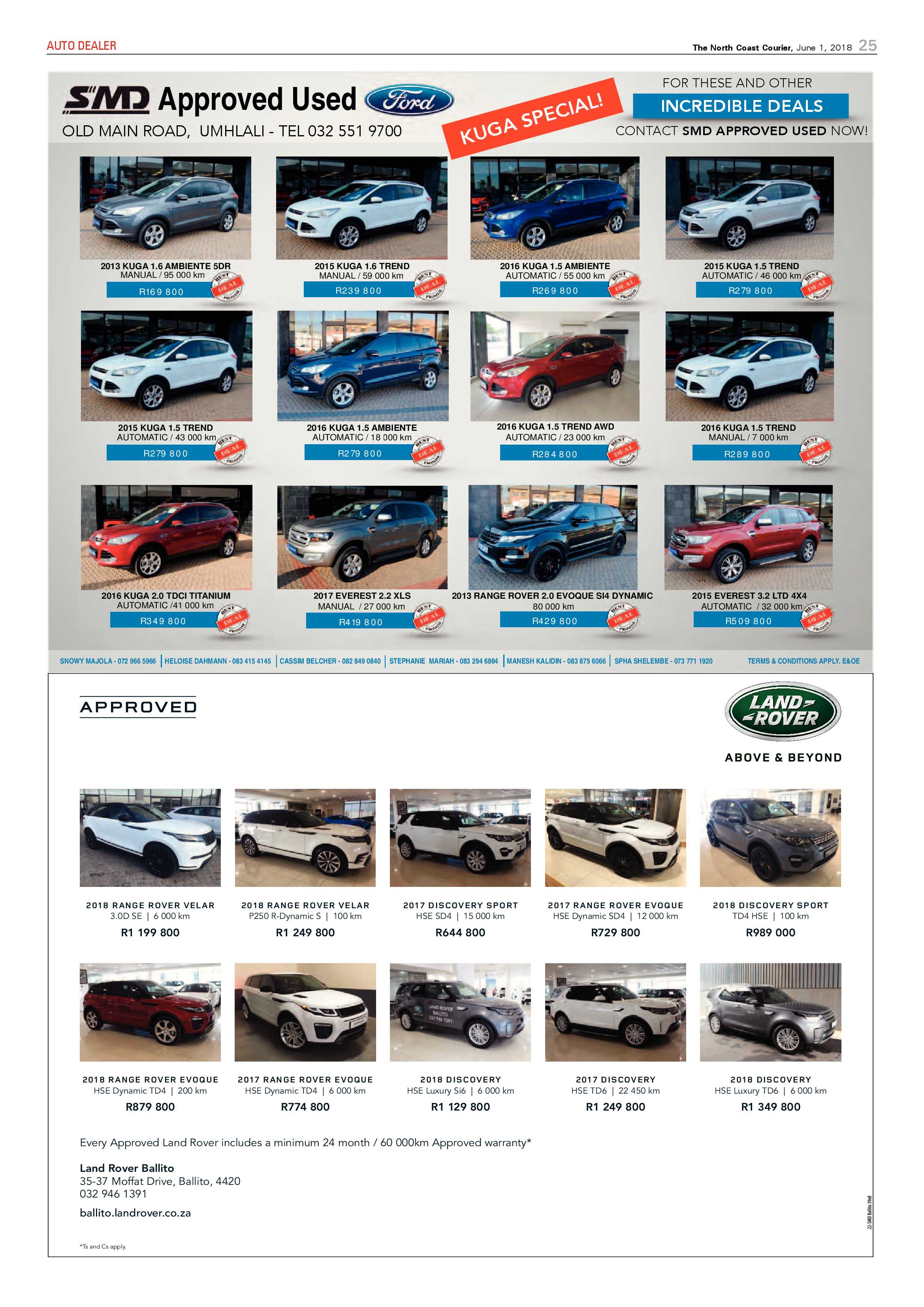 The North Coast Courier – 01 June 2018 page 25