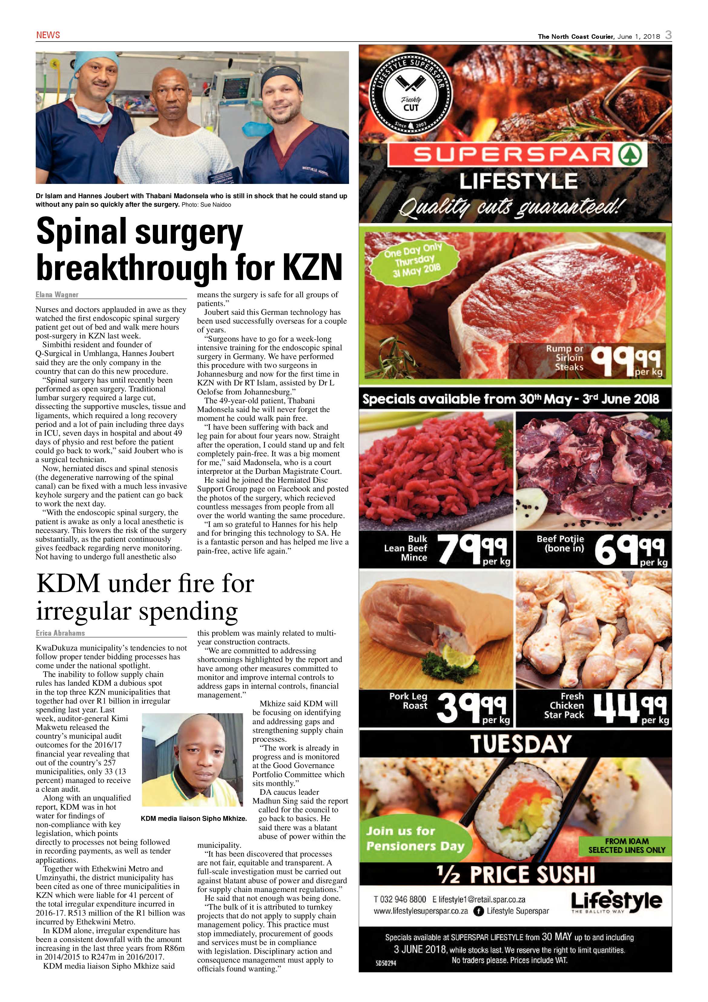The North Coast Courier – 01 June 2018 page 3