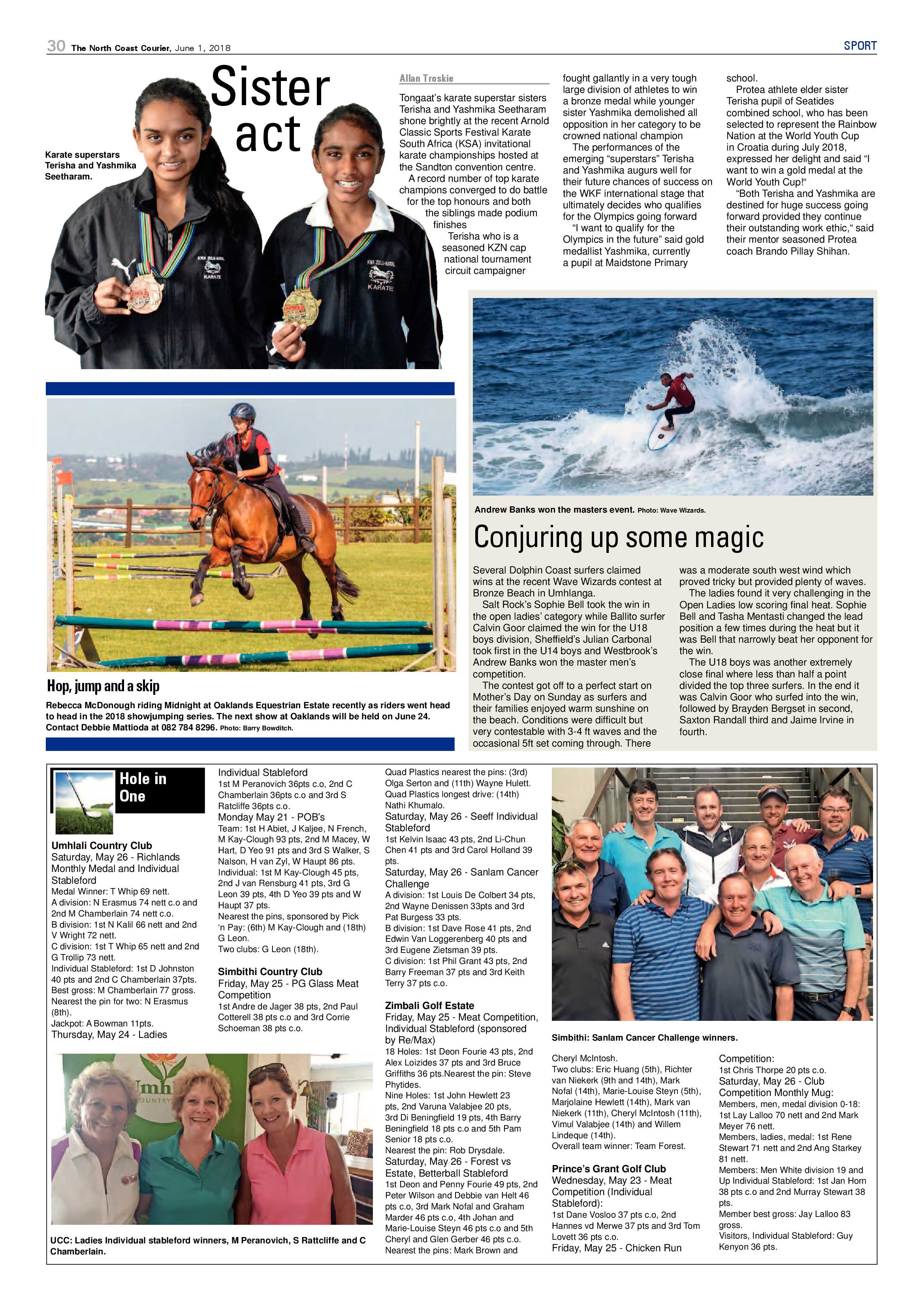 The North Coast Courier – 01 June 2018 page 30