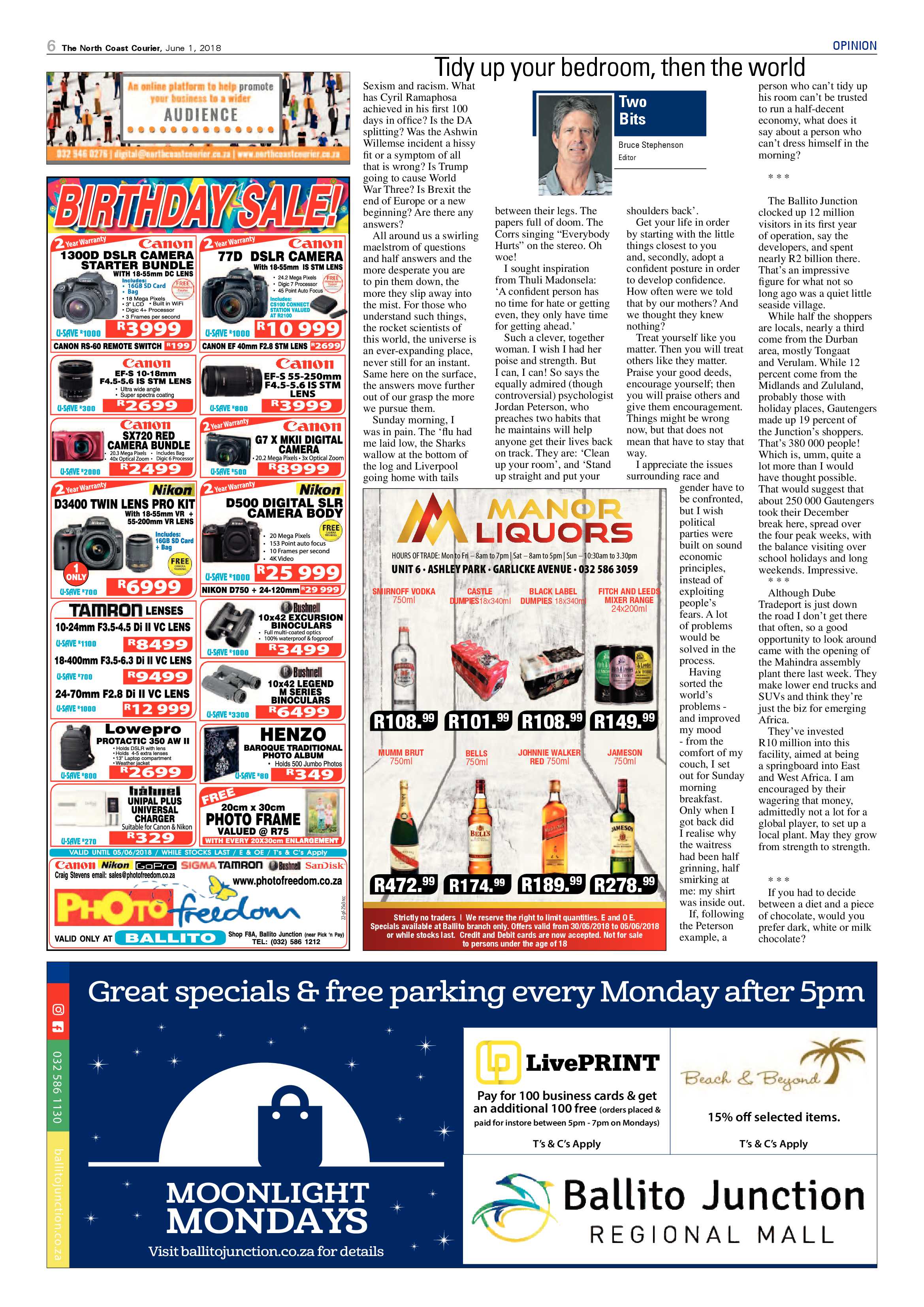 The North Coast Courier – 01 June 2018 page 6