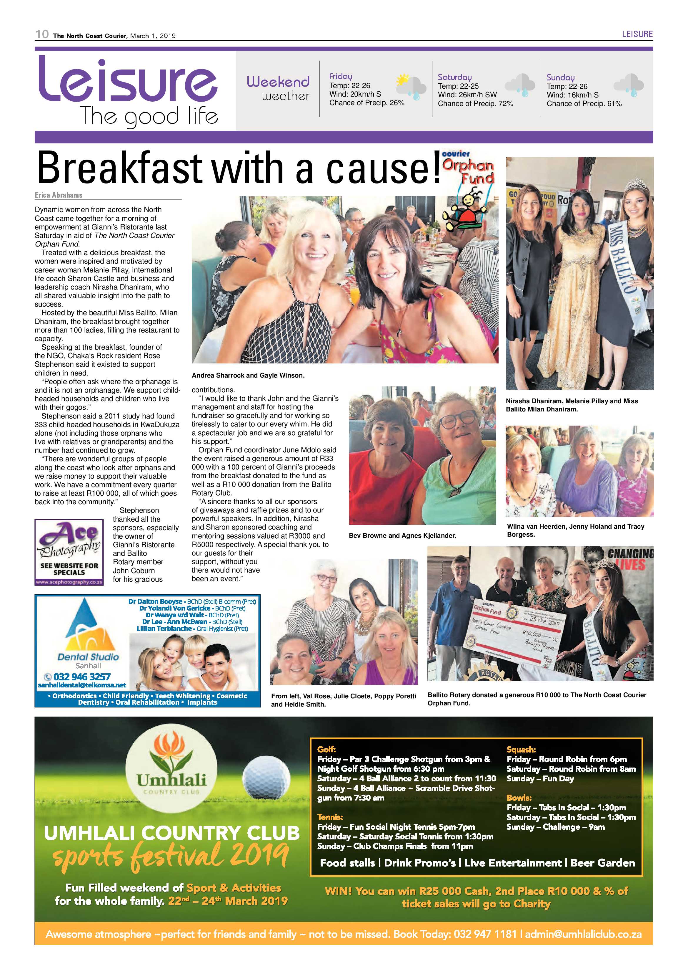 The North Coast Courier – 01 March 2019 page 10