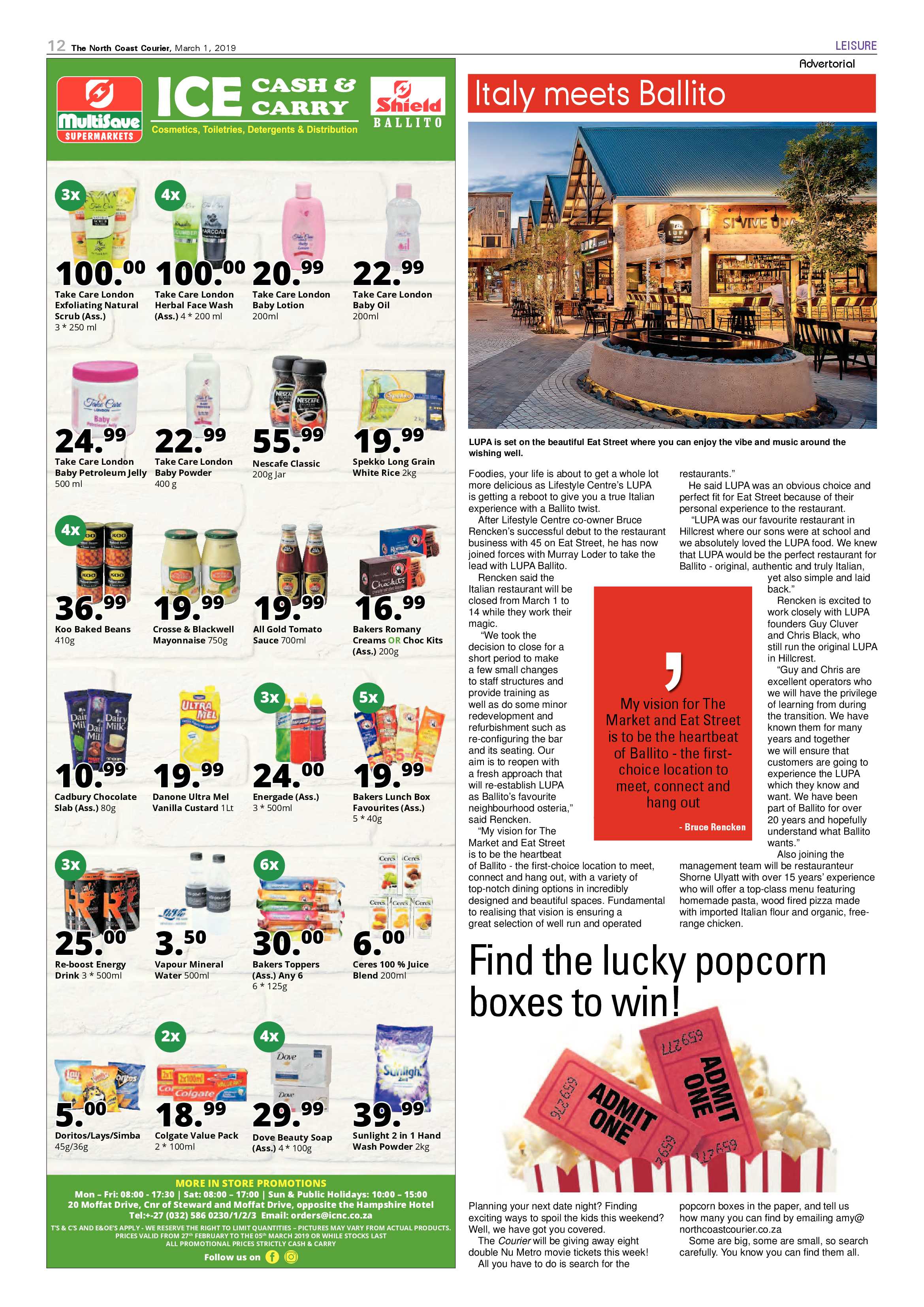 The North Coast Courier – 01 March 2019 page 12