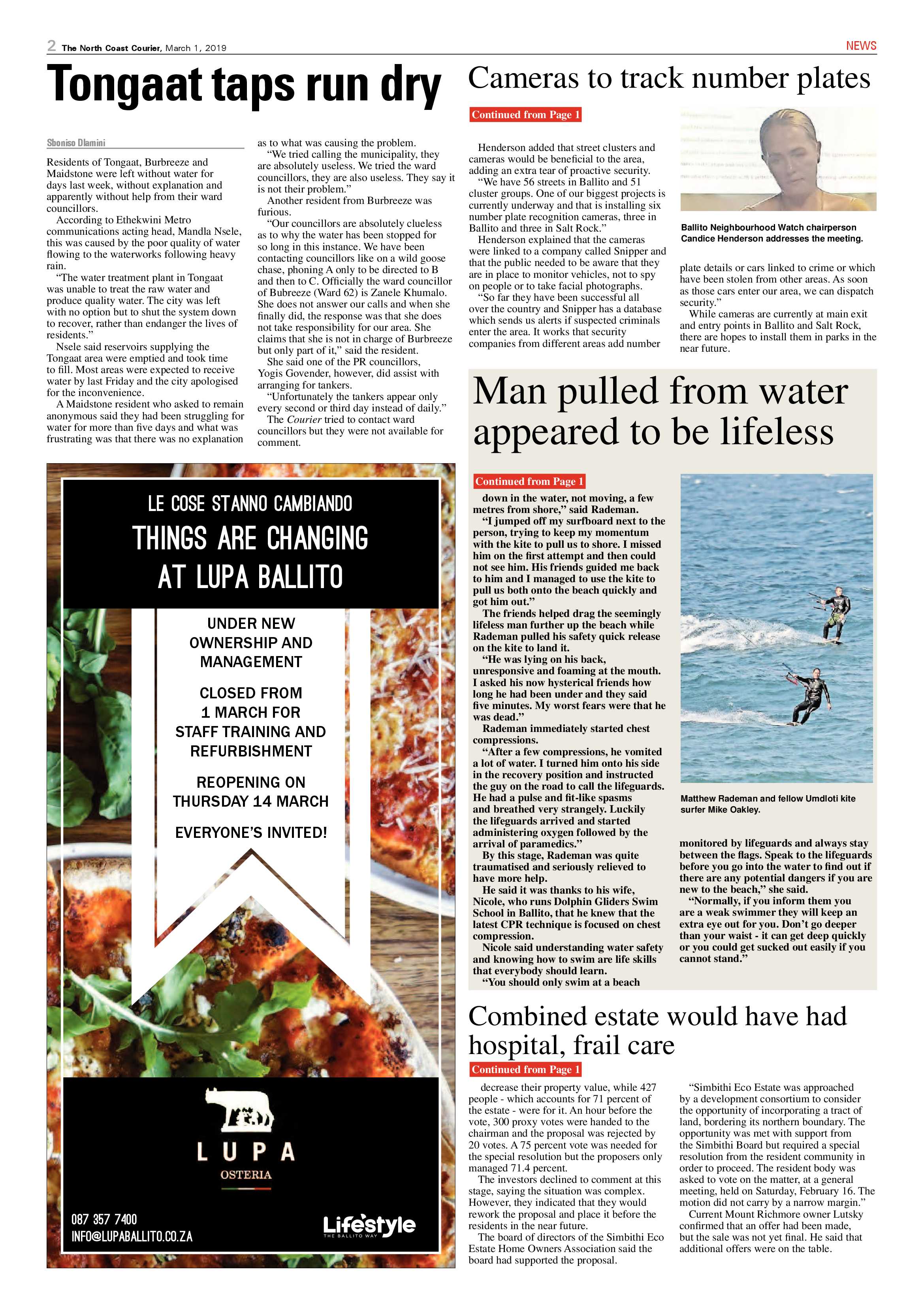 The North Coast Courier – 01 March 2019 page 2