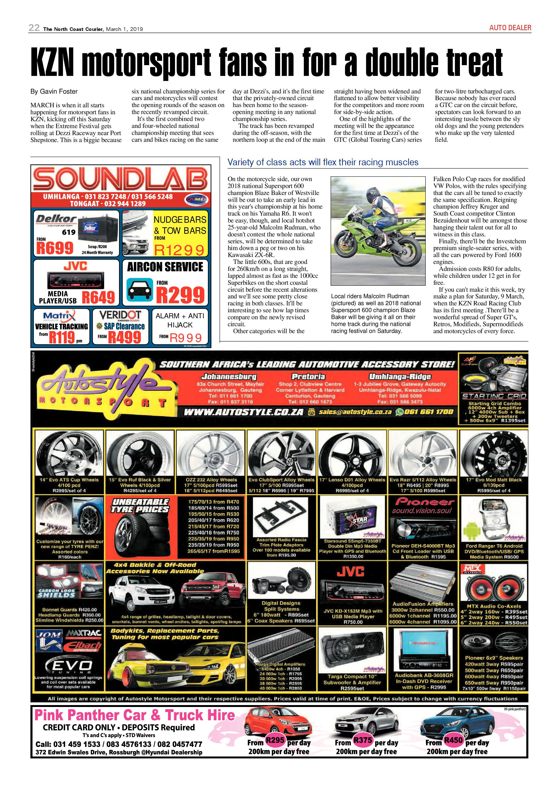 The North Coast Courier – 01 March 2019 page 22
