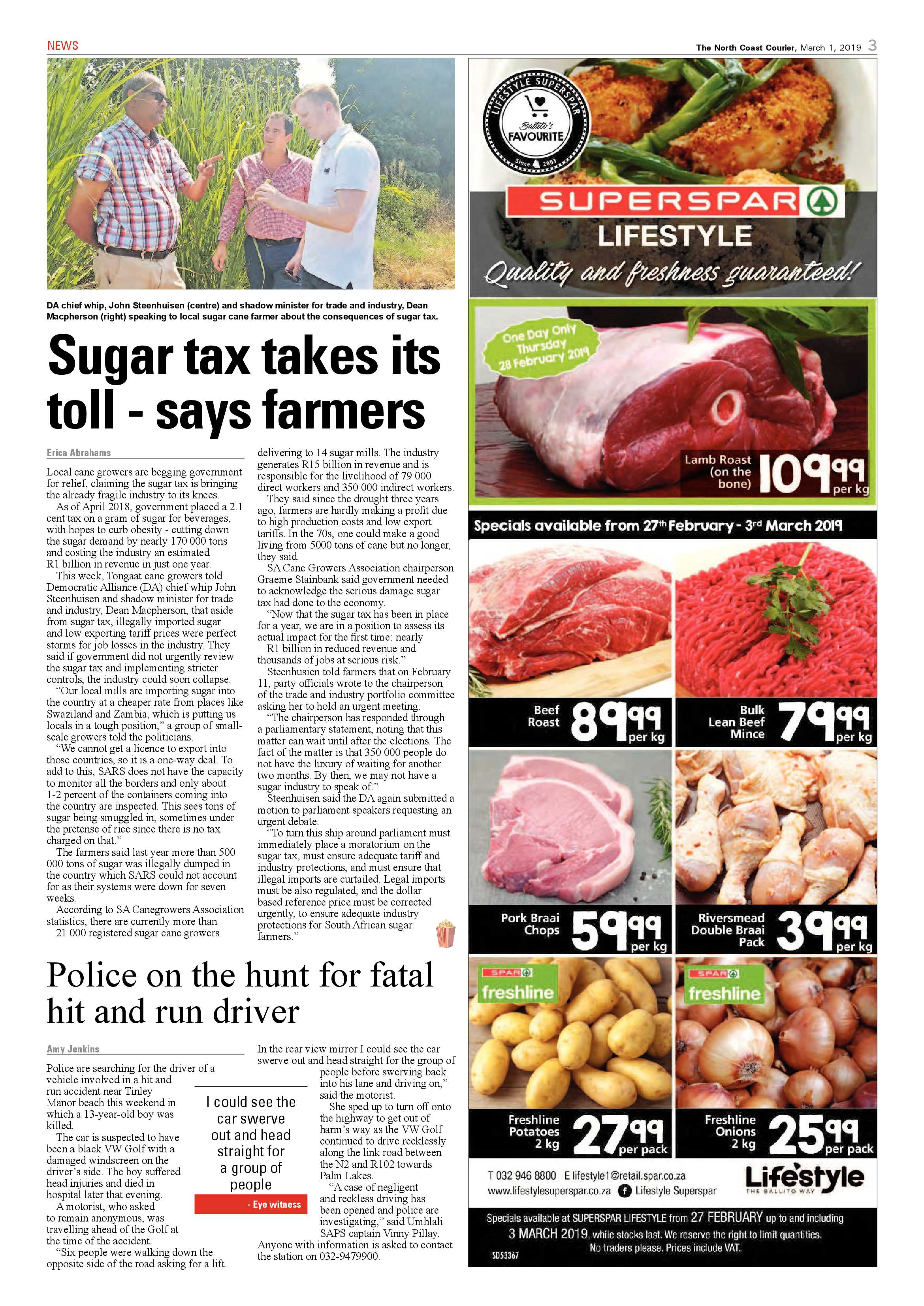 The North Coast Courier – 01 March 2019 page 3