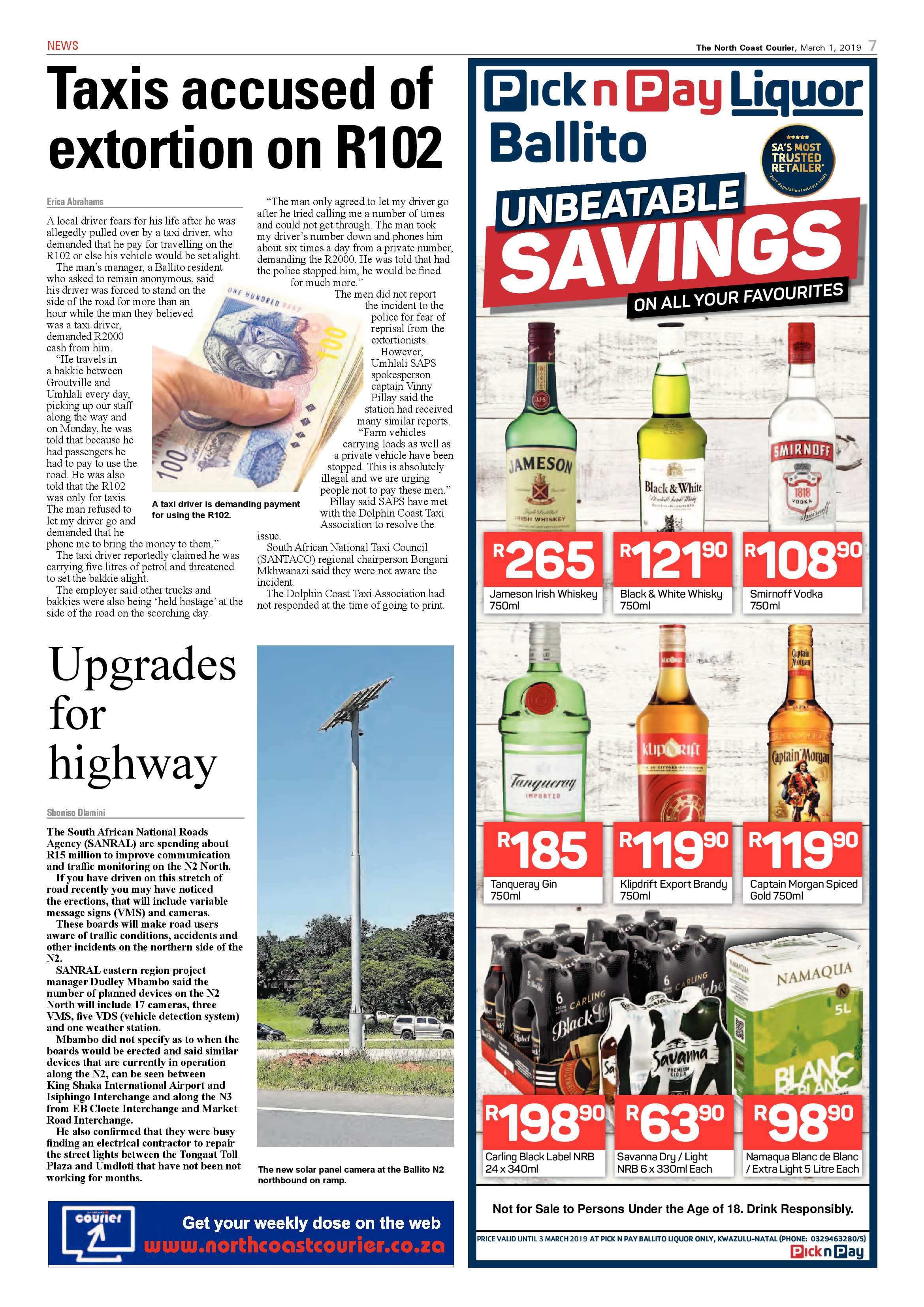 The North Coast Courier – 01 March 2019 page 7