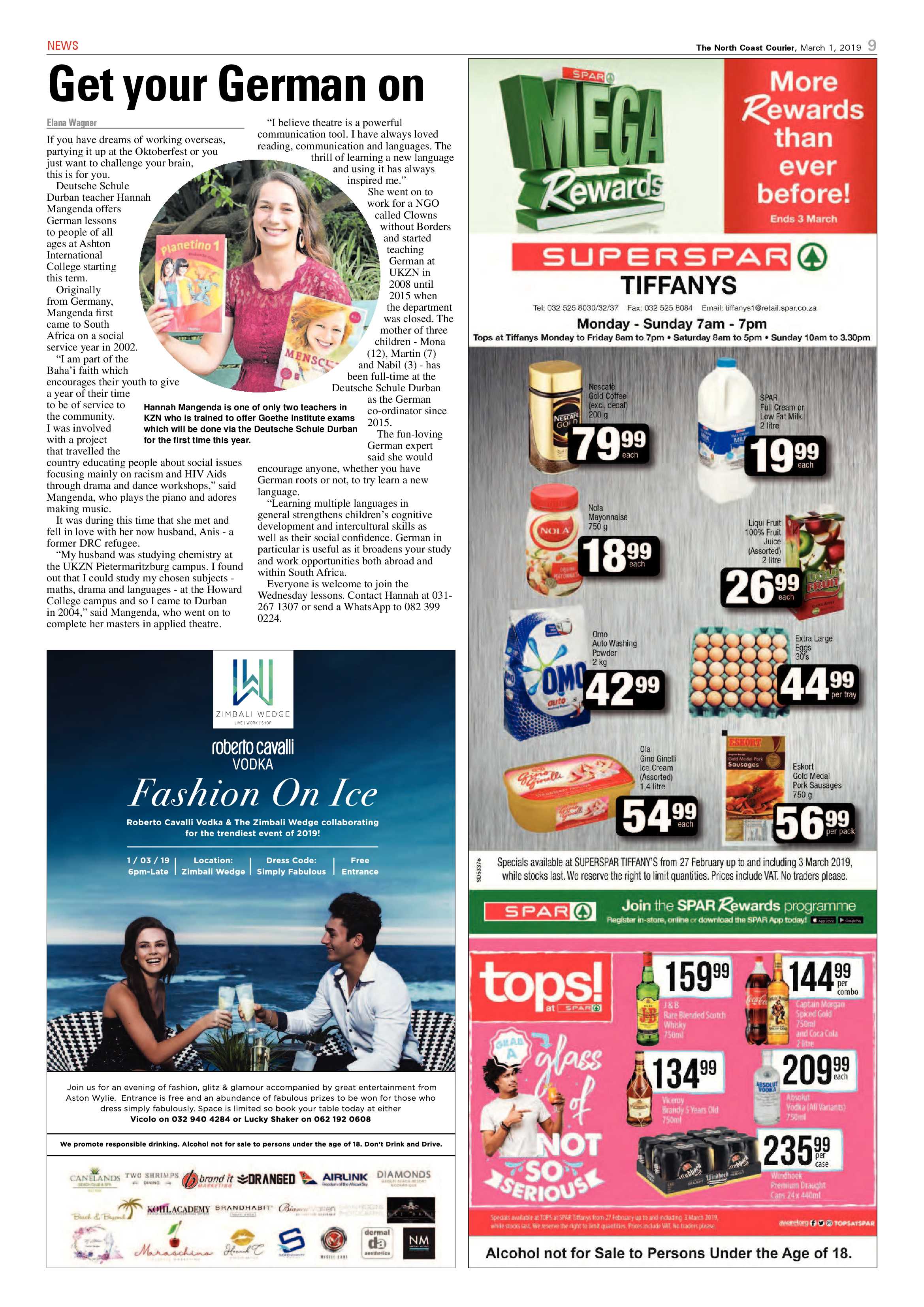 The North Coast Courier – 01 March 2019 page 9