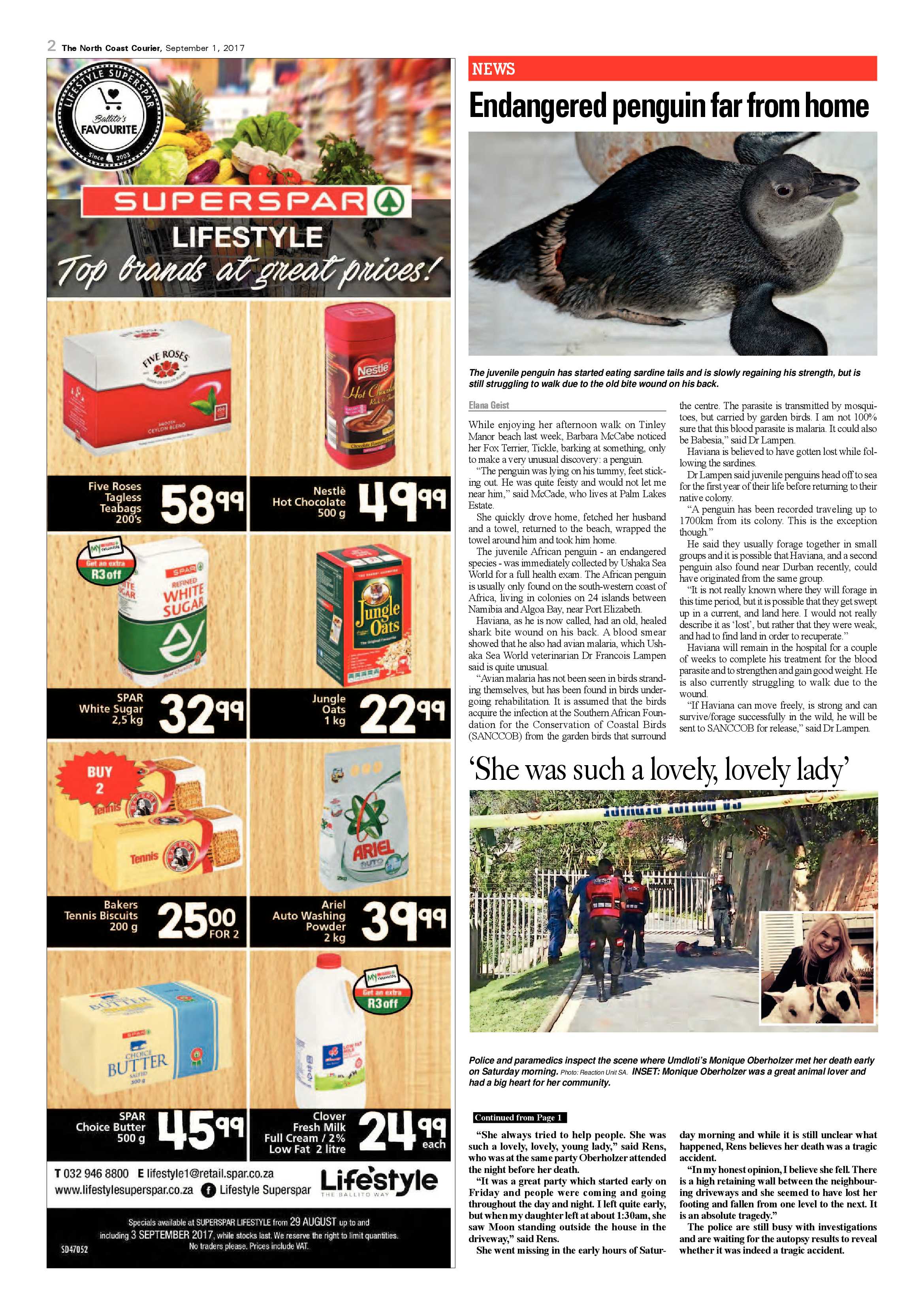 The North Coast Courier – 01 September 2017 page 2
