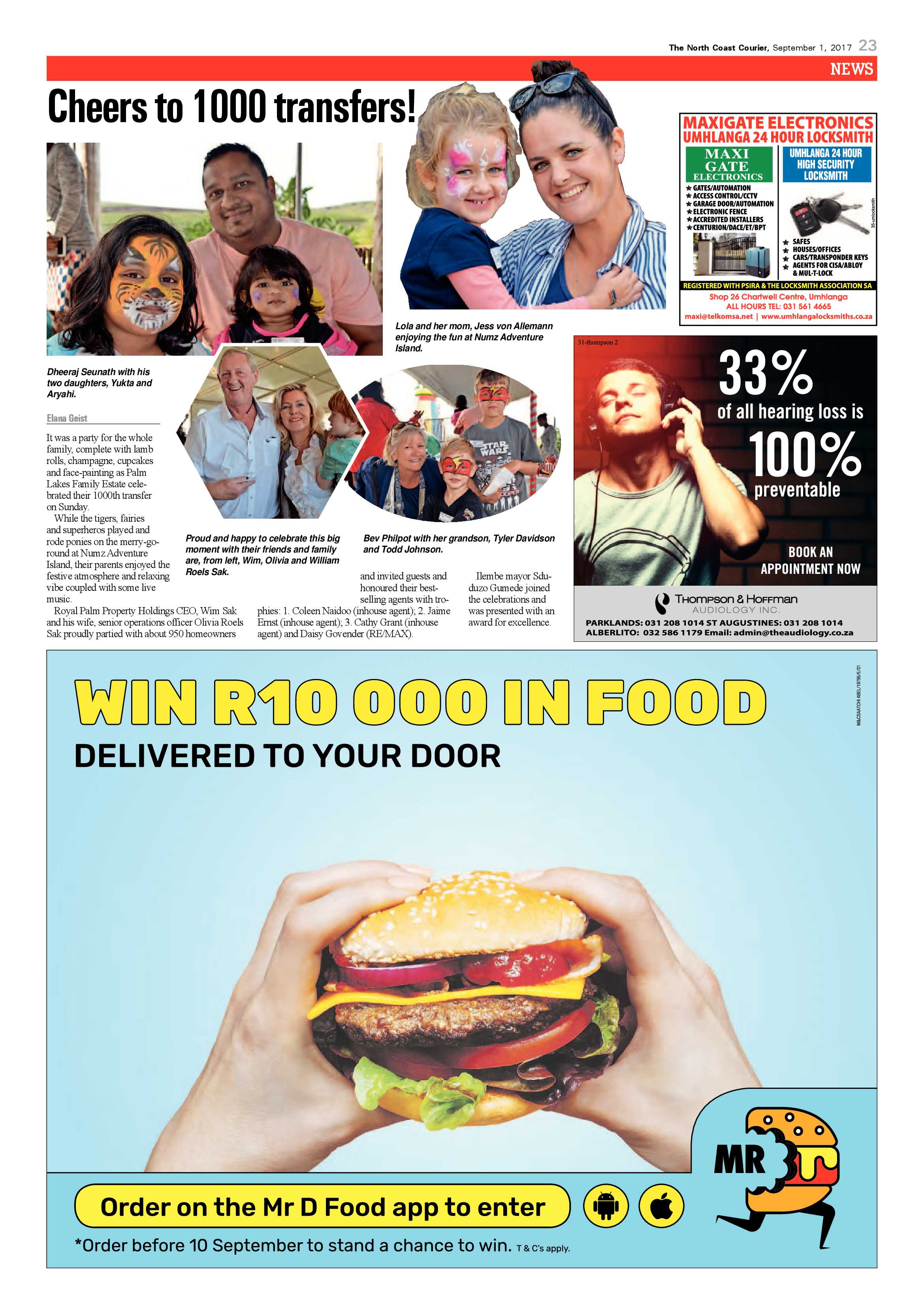 The North Coast Courier – 01 September 2017 page 23