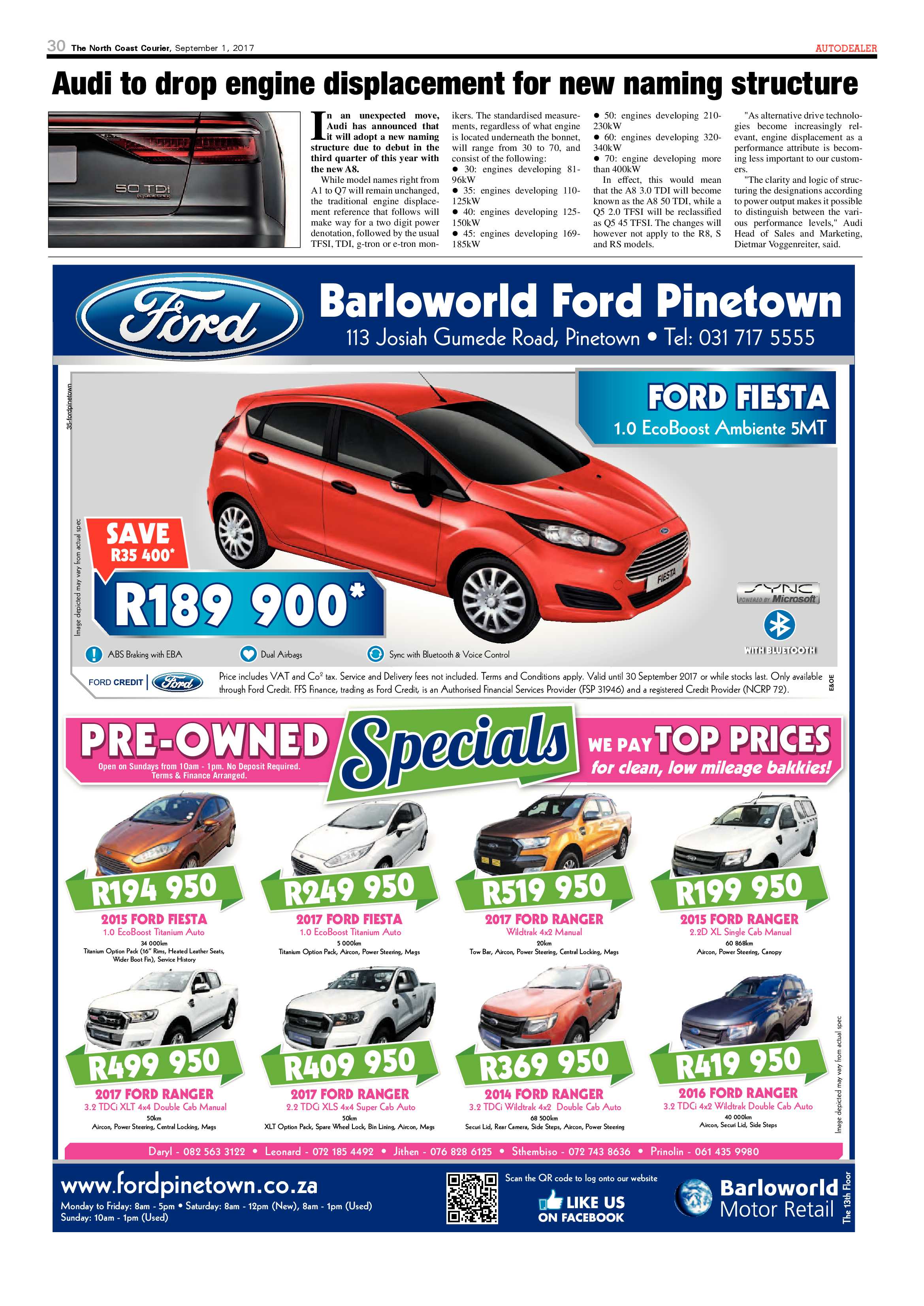 The North Coast Courier – 01 September 2017 page 30