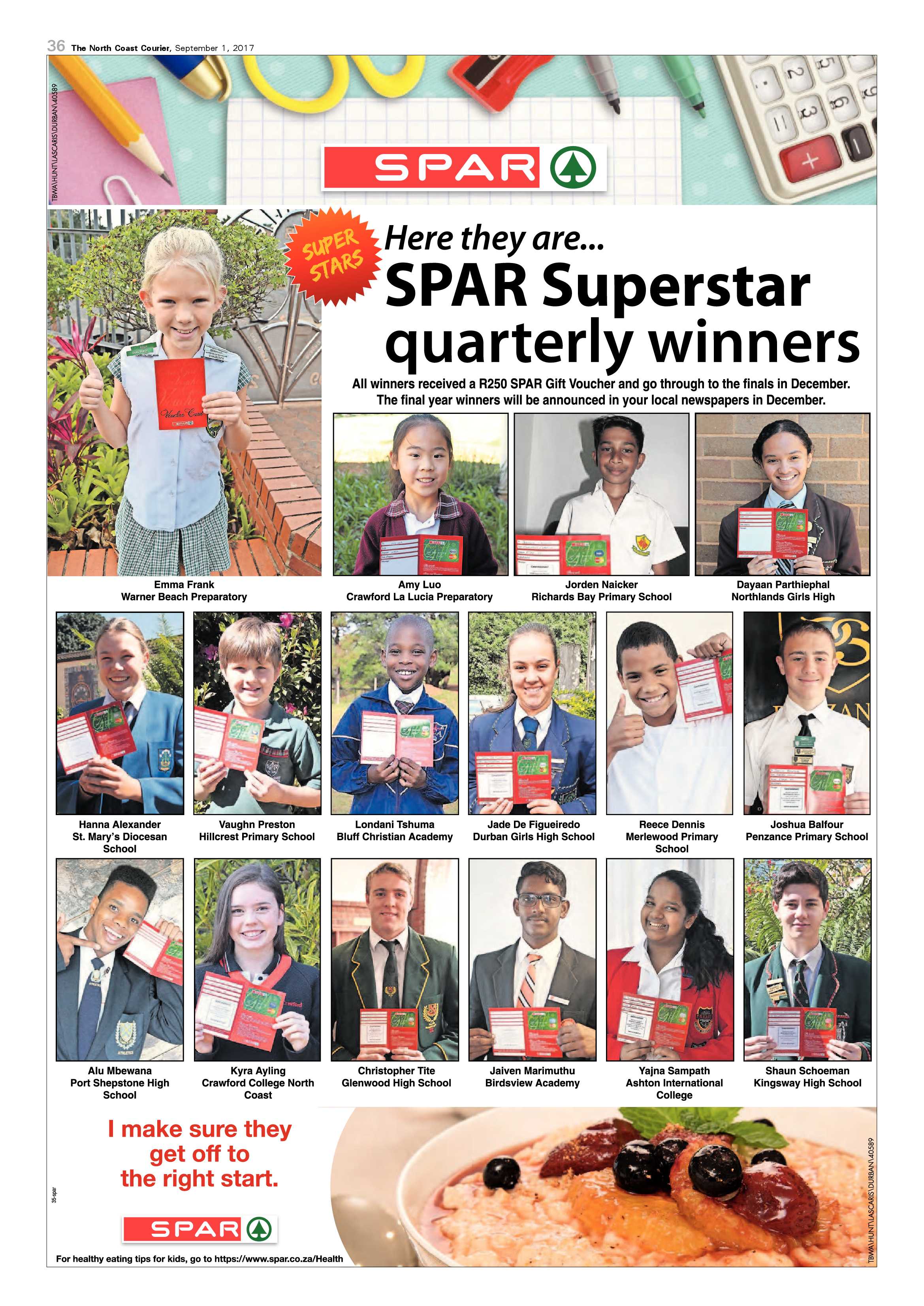 The North Coast Courier – 01 September 2017 page 36