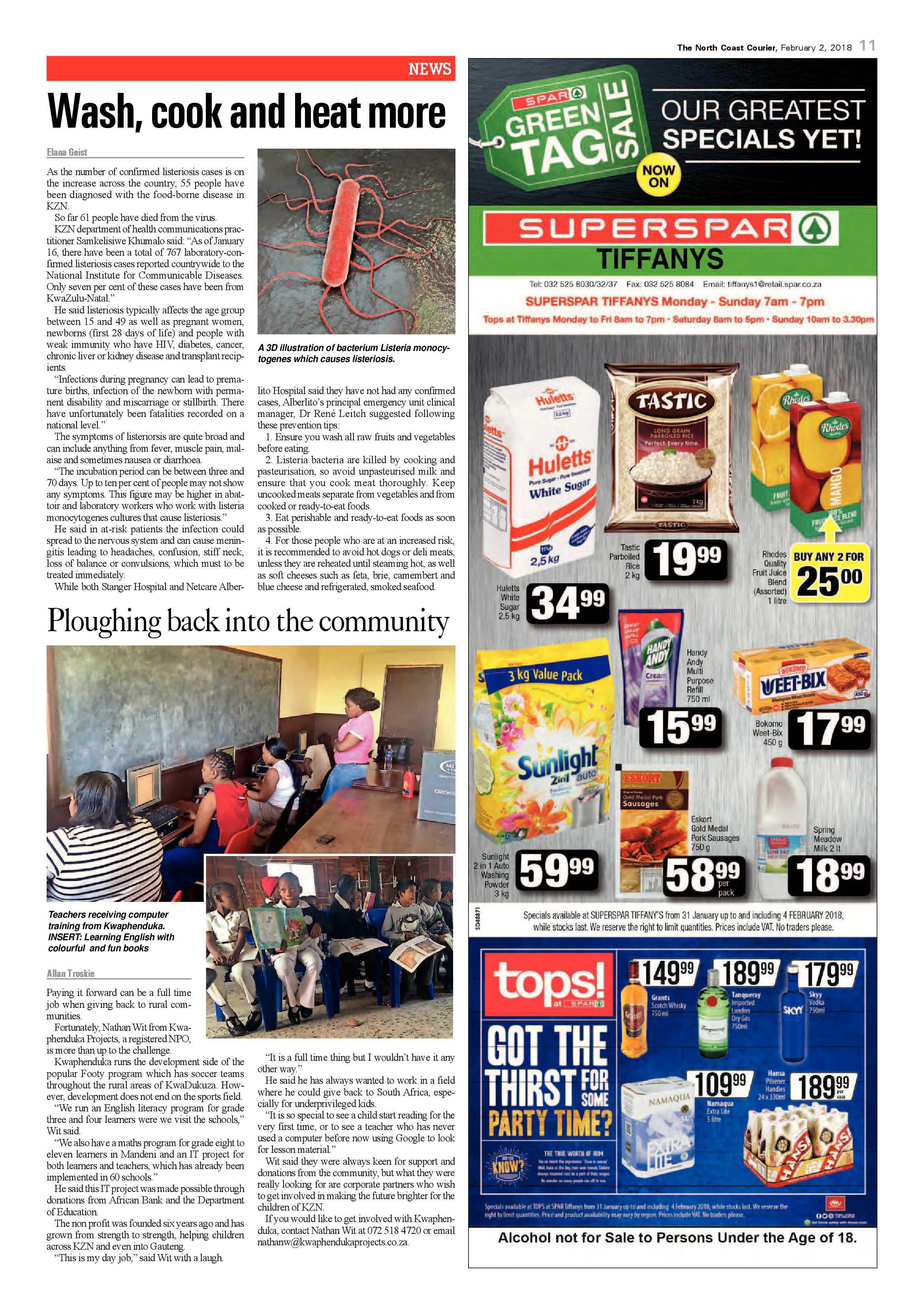 The North Coast Courier – 02 February 2018 page 11