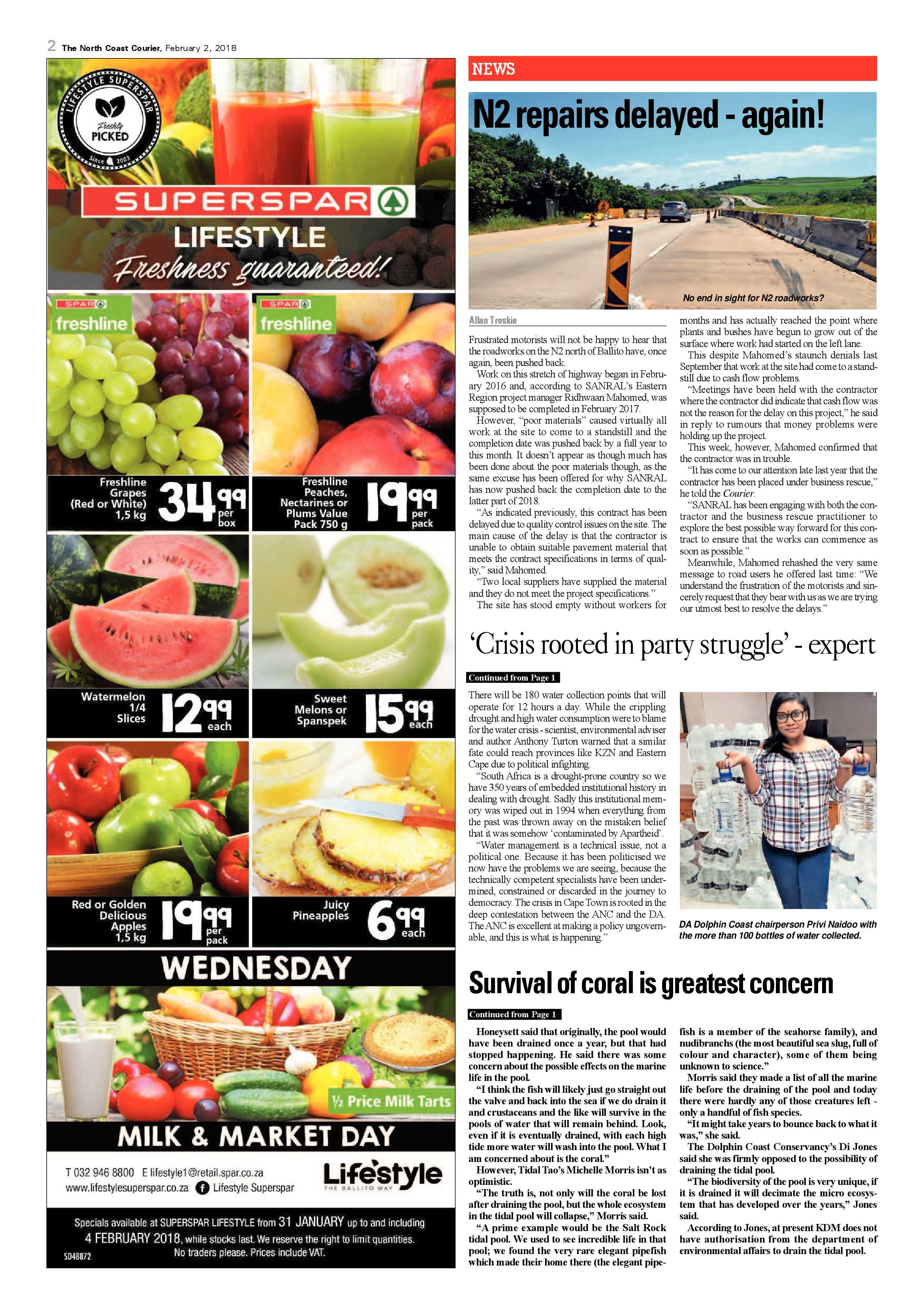 The North Coast Courier – 02 February 2018 page 2