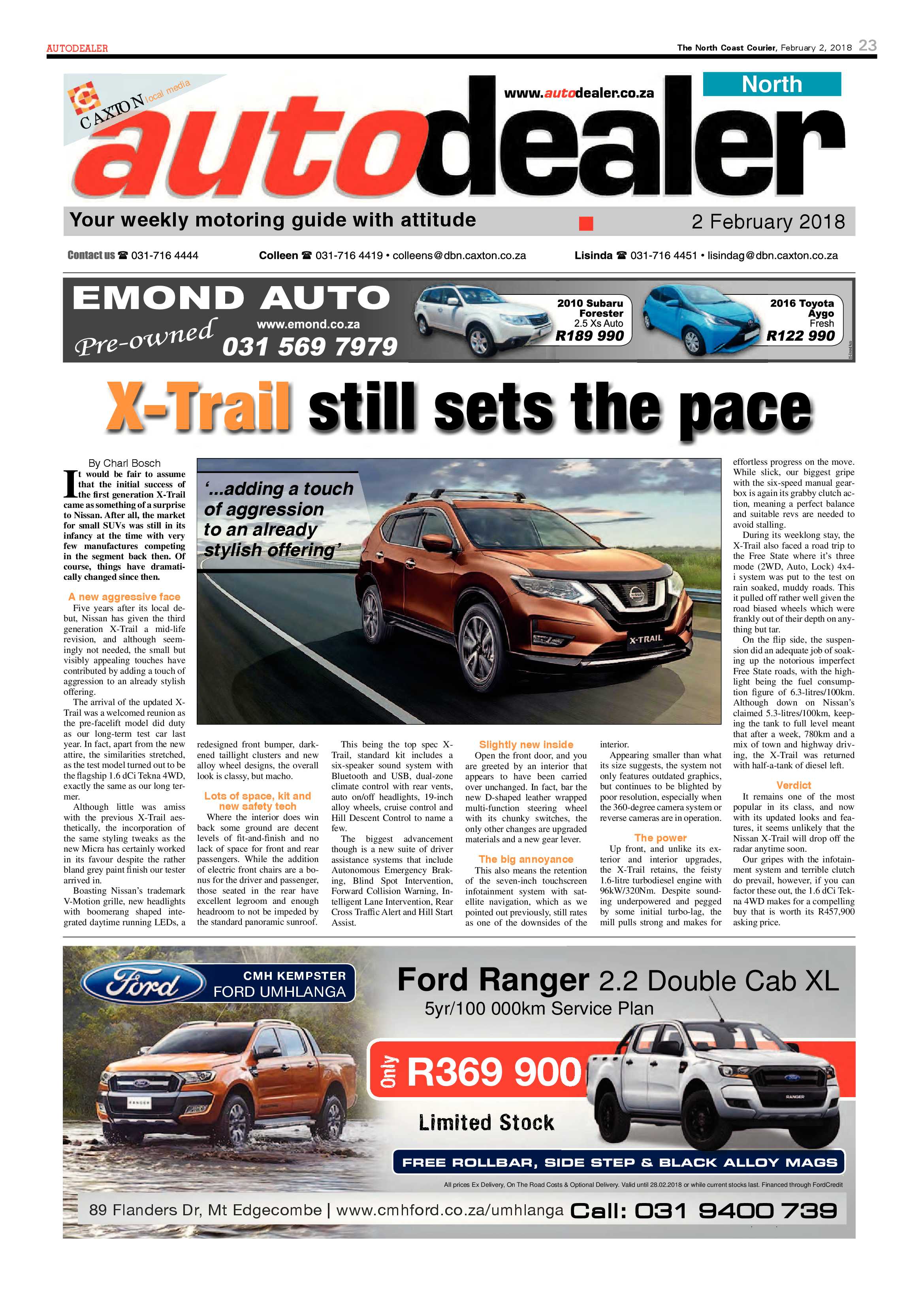 The North Coast Courier – 02 February 2018 page 23