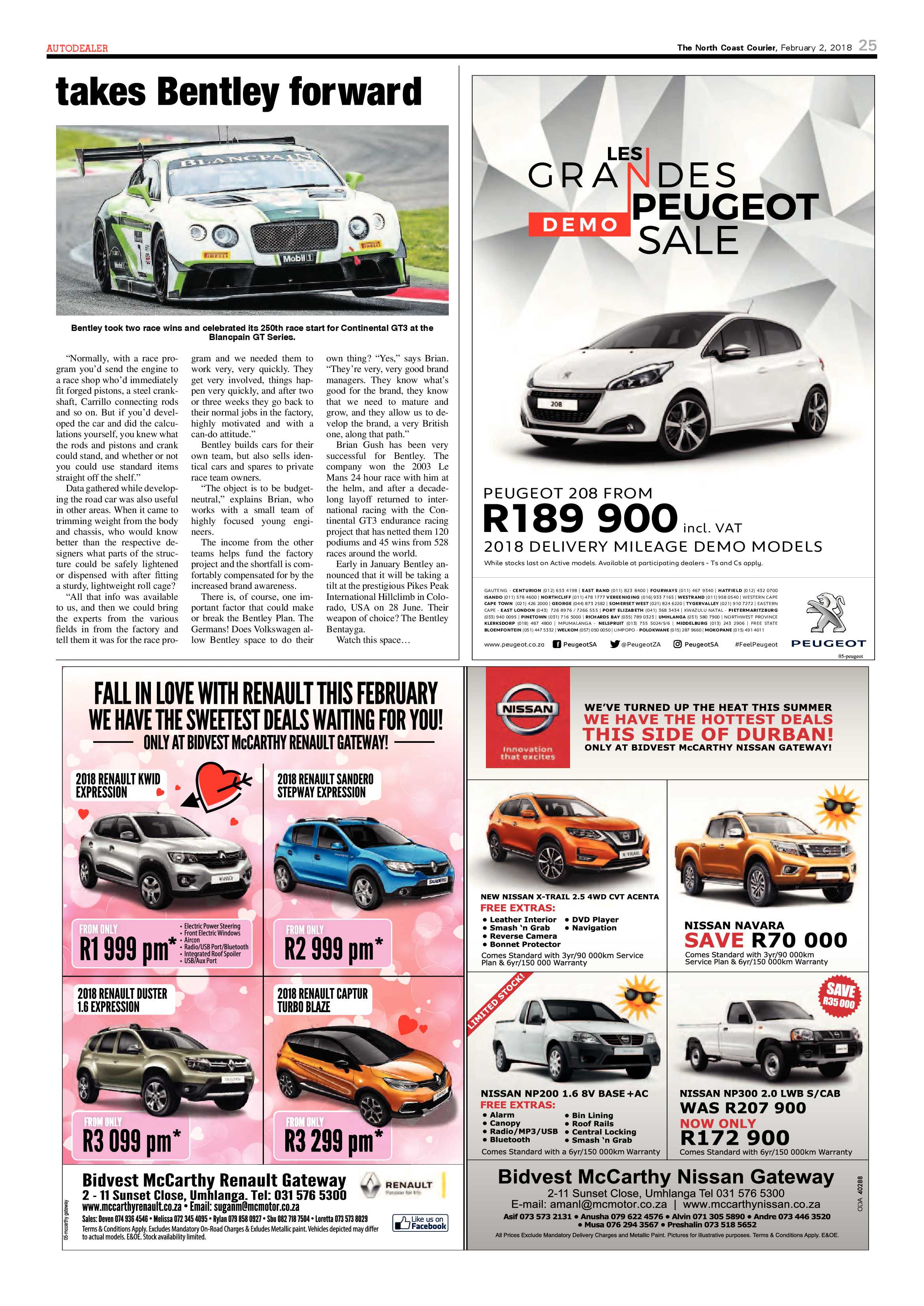 The North Coast Courier – 02 February 2018 page 25
