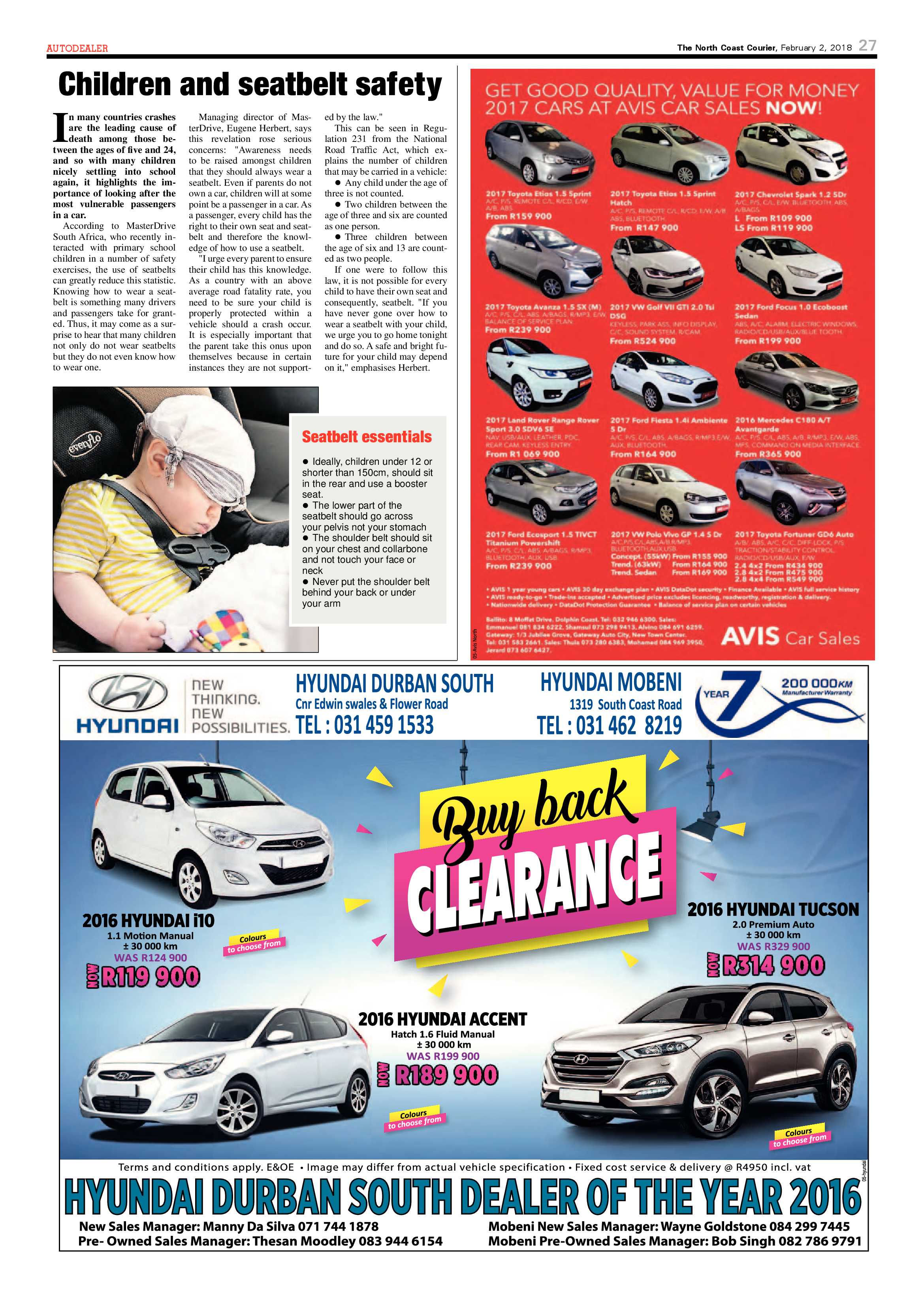 The North Coast Courier – 02 February 2018 page 27