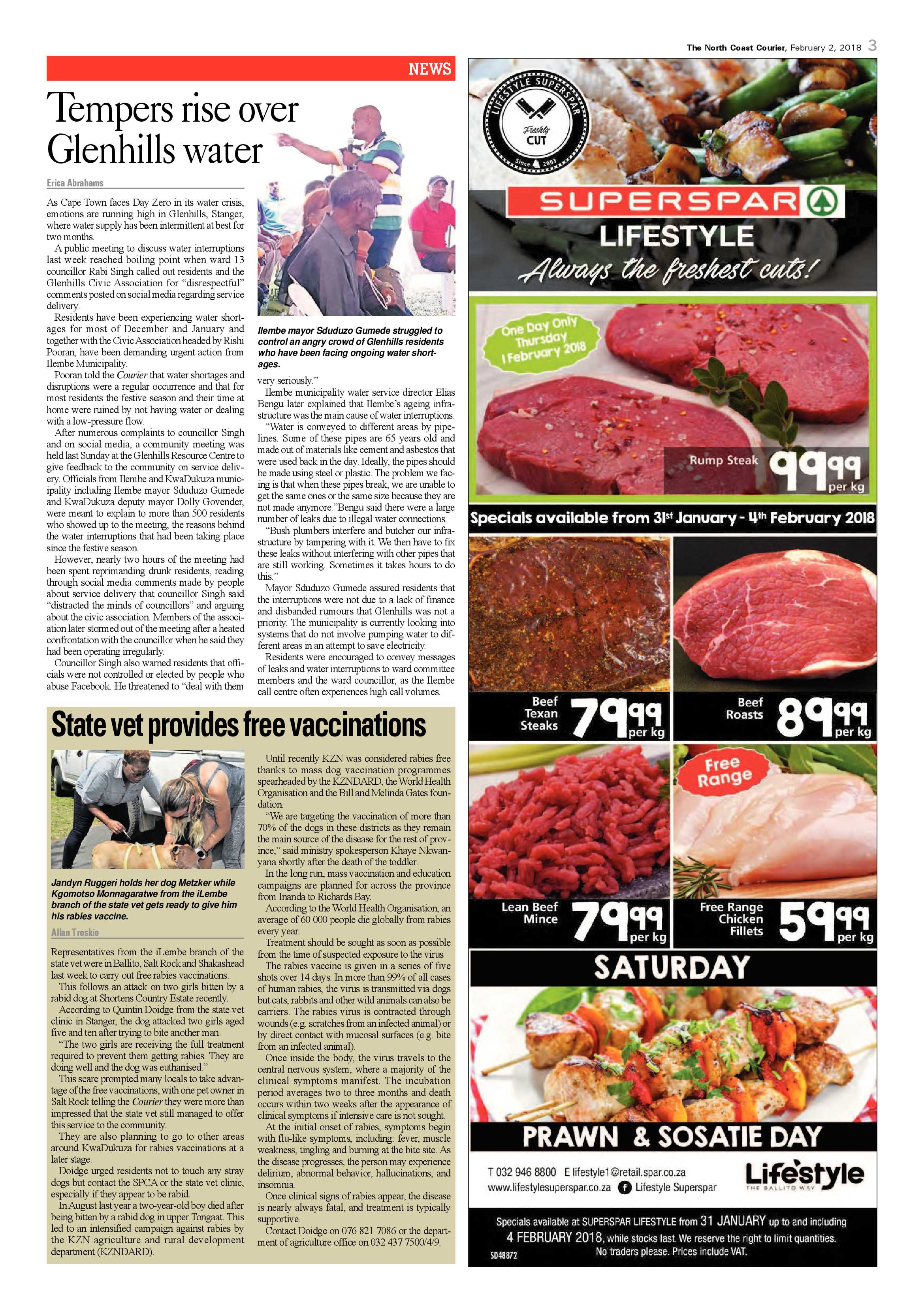 The North Coast Courier – 02 February 2018 page 3