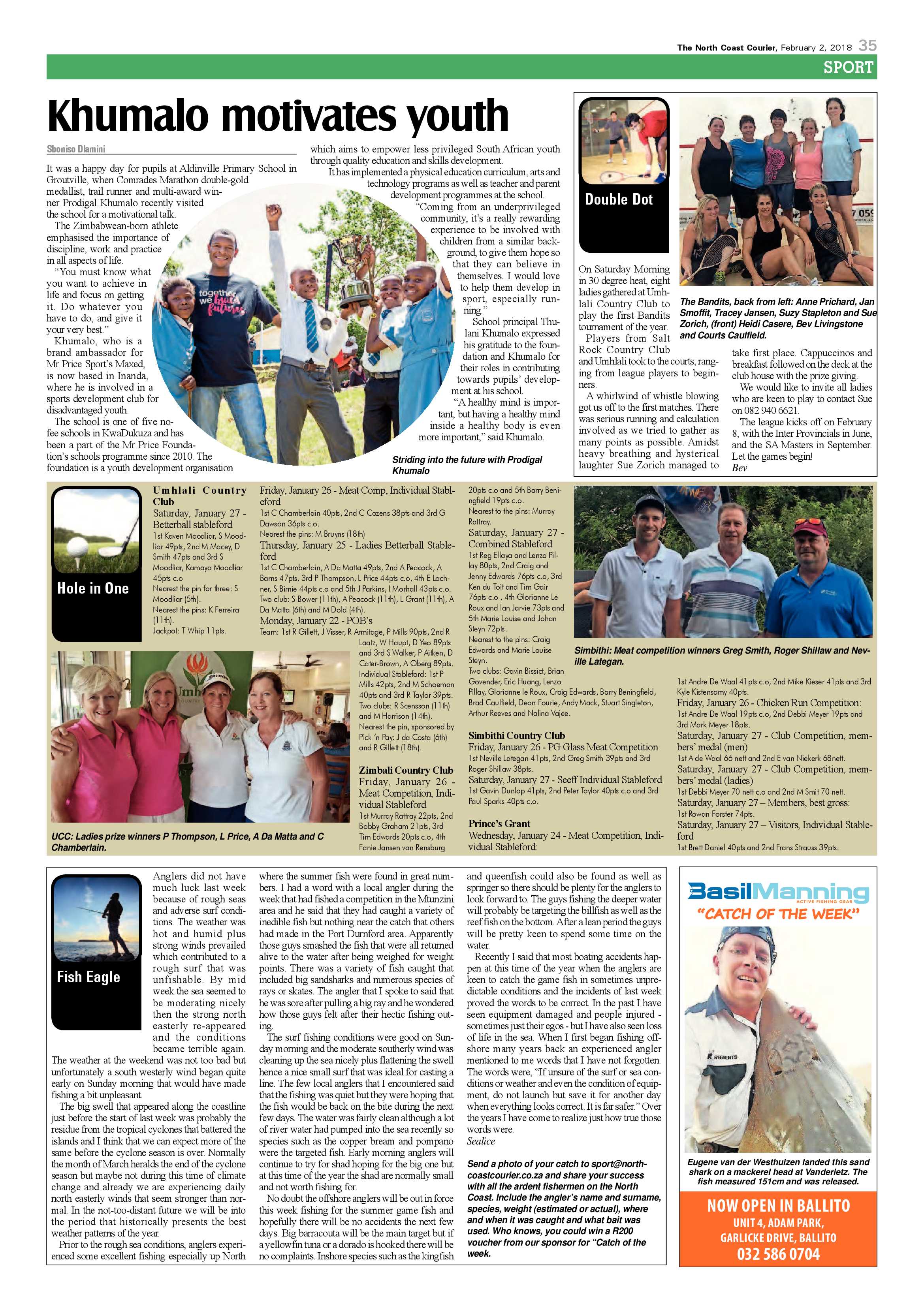 The North Coast Courier – 02 February 2018 page 35