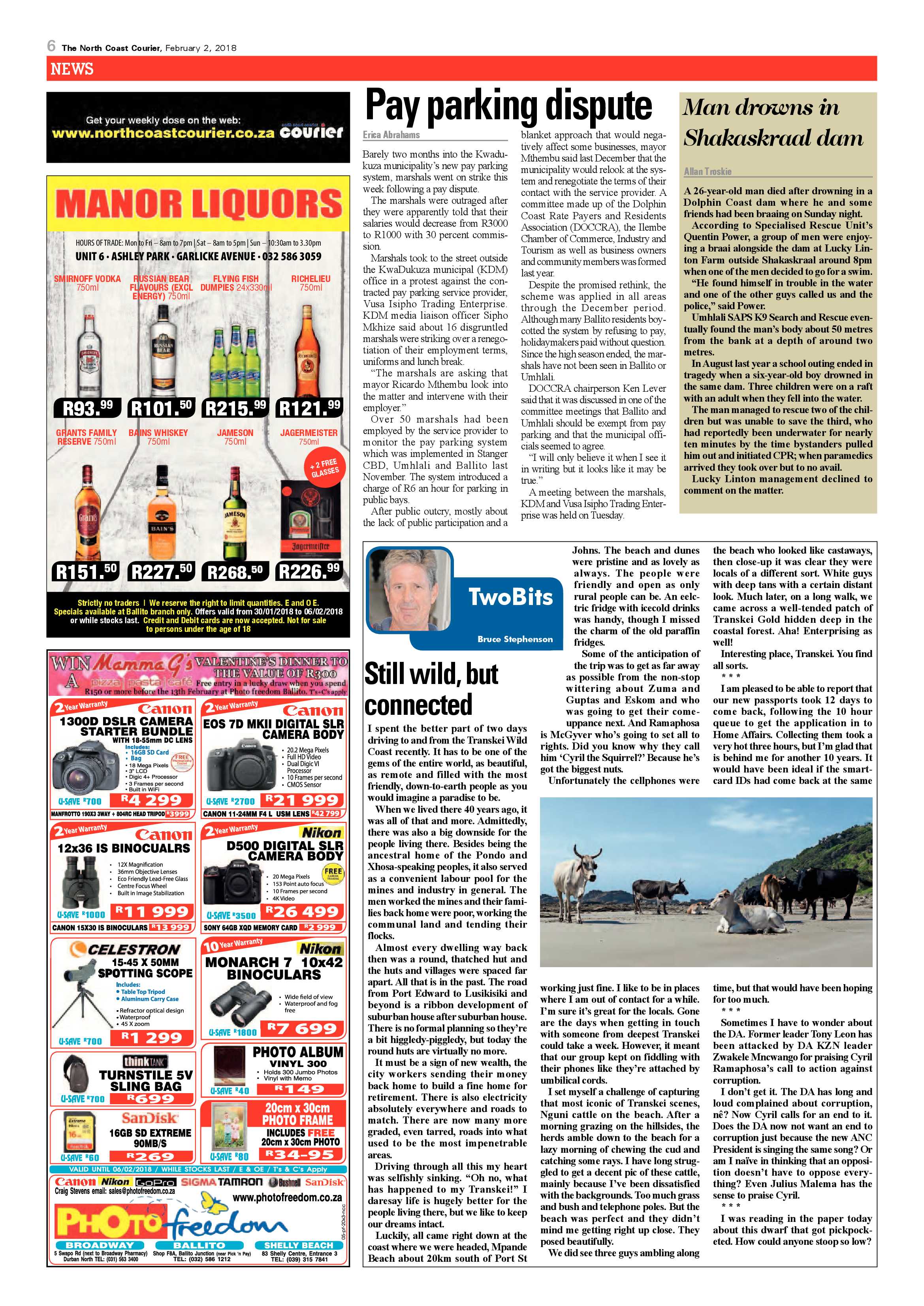 The North Coast Courier – 02 February 2018 page 6