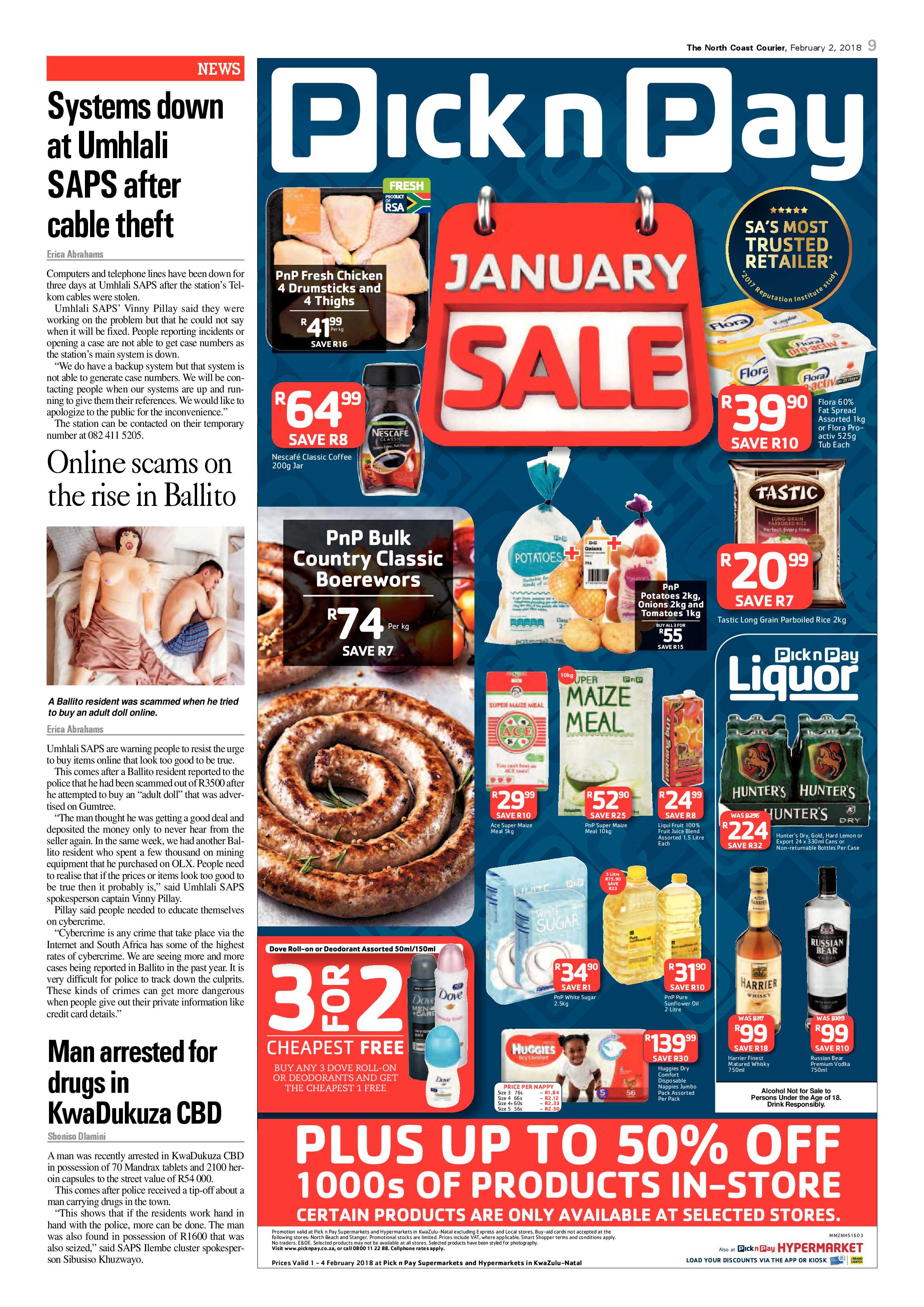 The North Coast Courier – 02 February 2018 page 9
