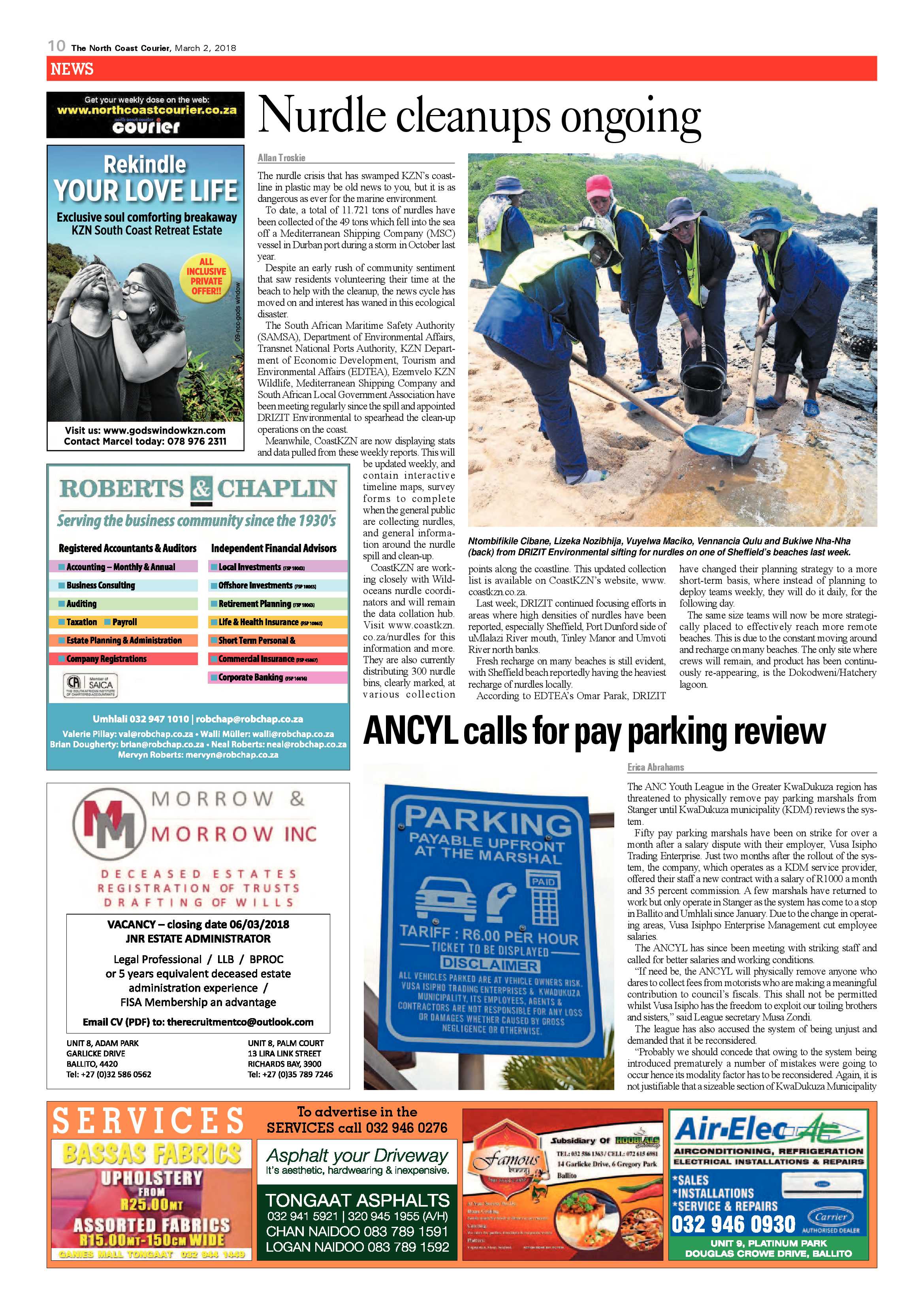 The North Coast Courier – 02 March 2018 page 10