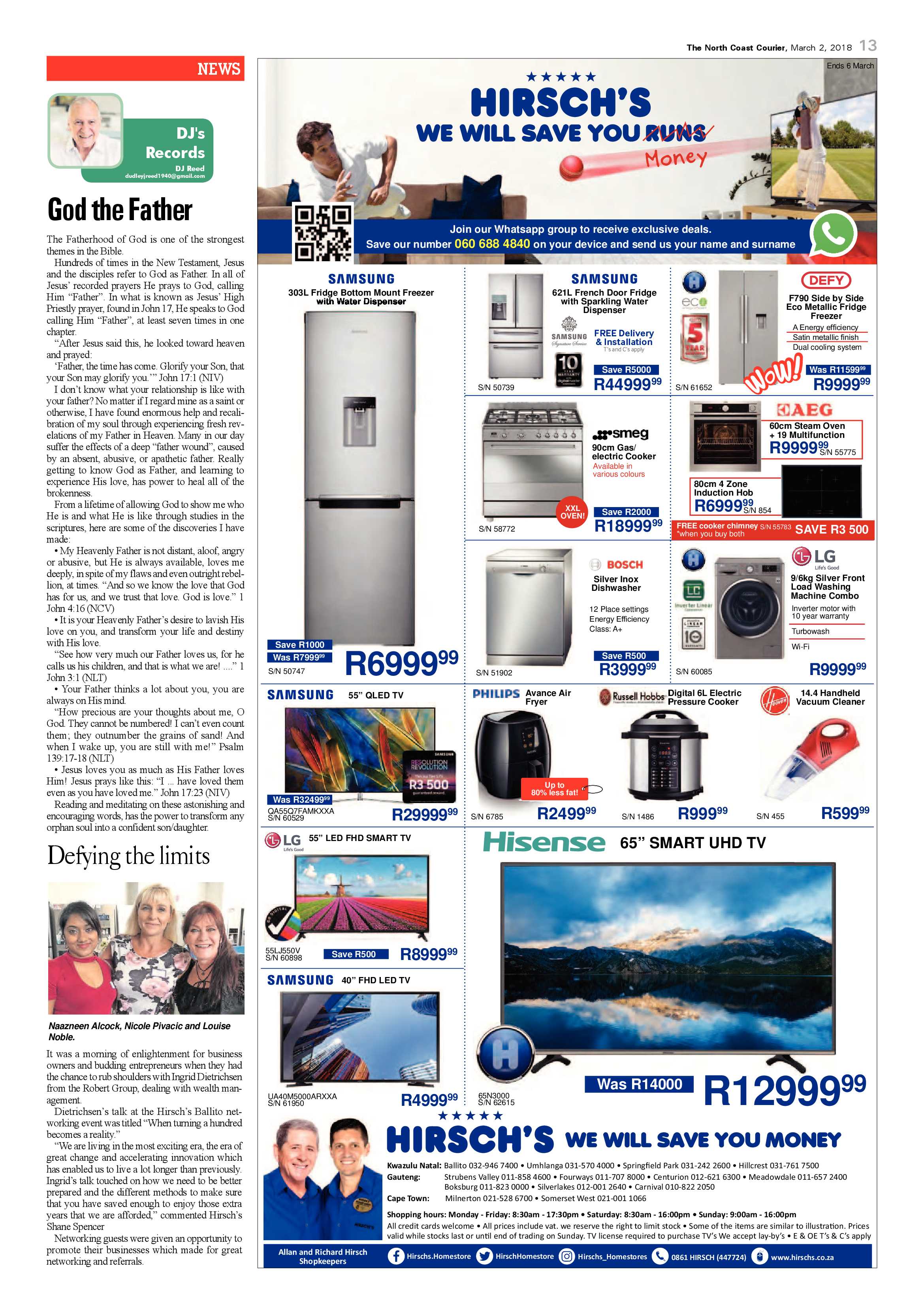 The North Coast Courier – 02 March 2018 page 13