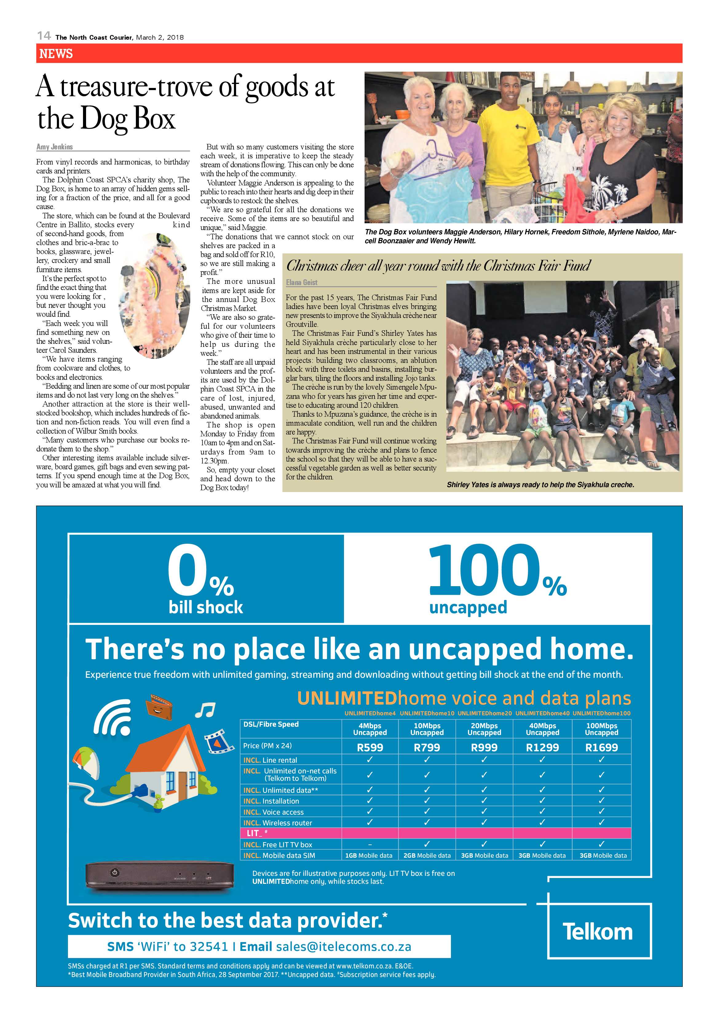 The North Coast Courier – 02 March 2018 page 14