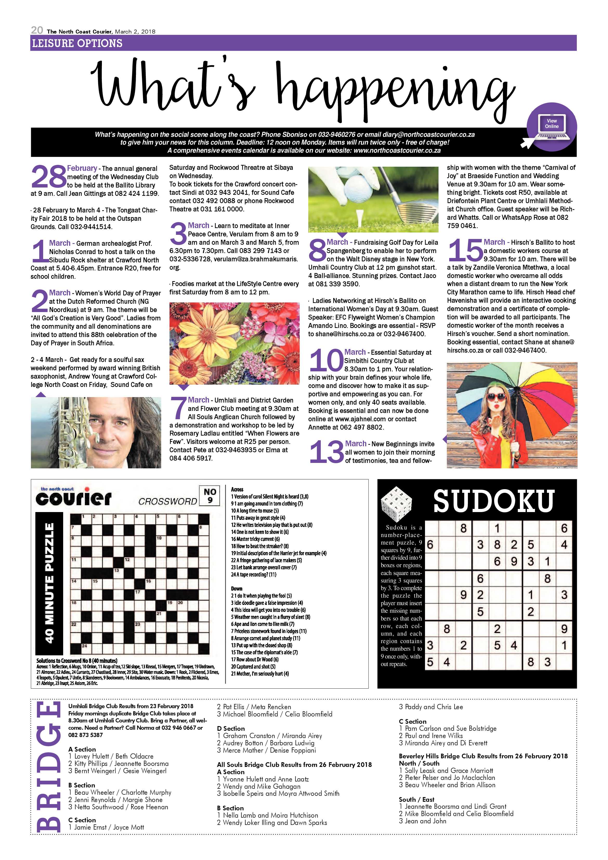 The North Coast Courier – 02 March 2018 page 20