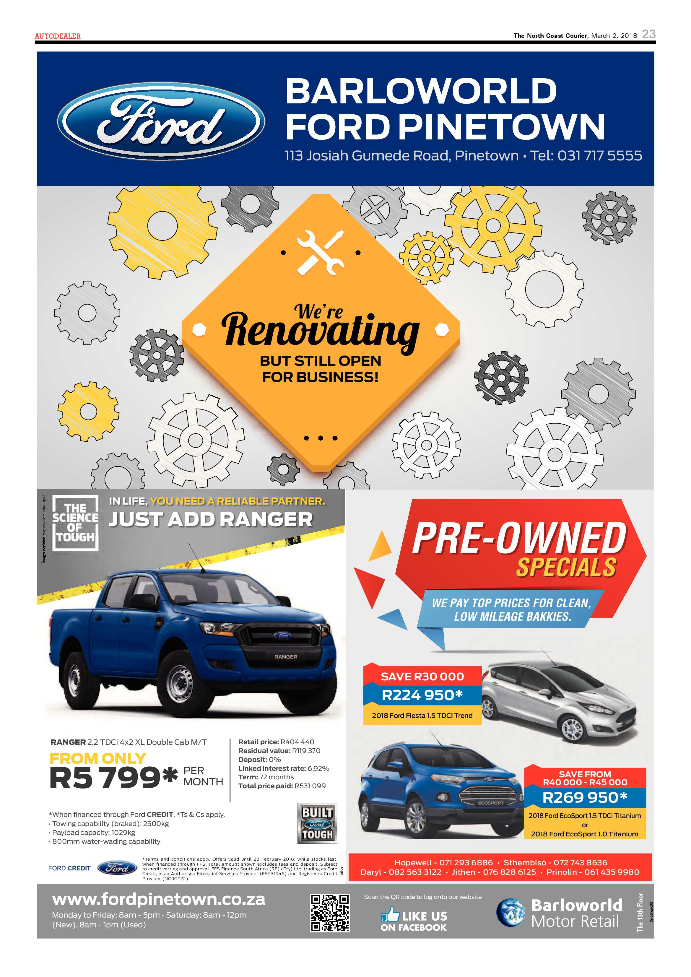 The North Coast Courier – 02 March 2018 page 23