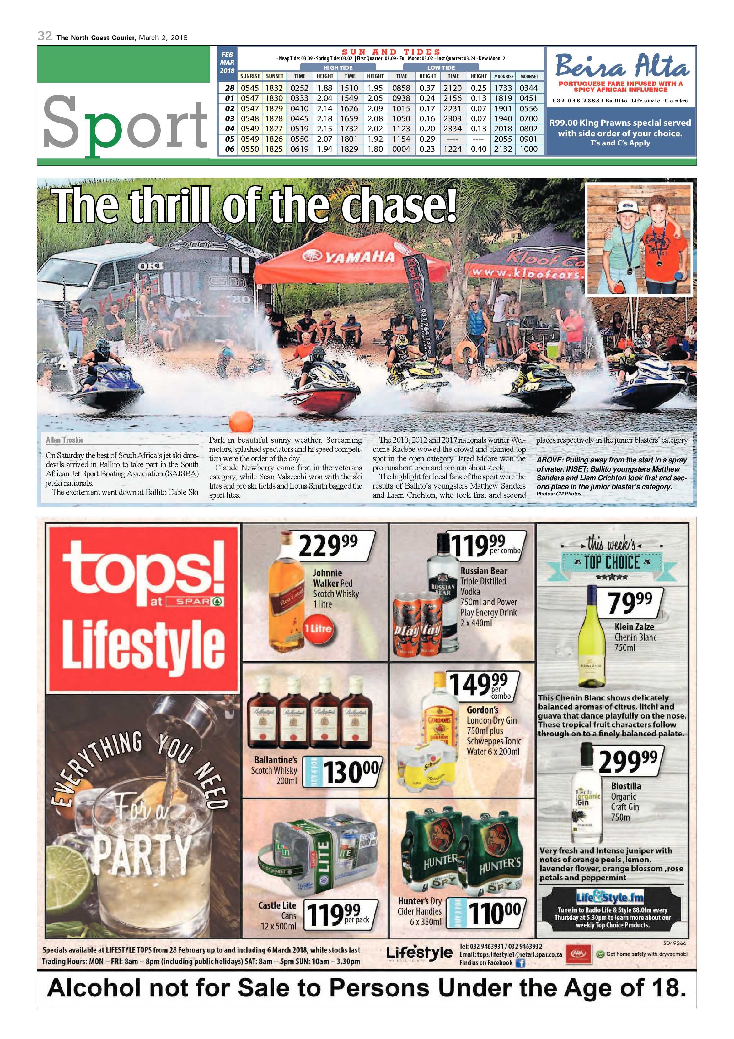 The North Coast Courier – 02 March 2018 page 32