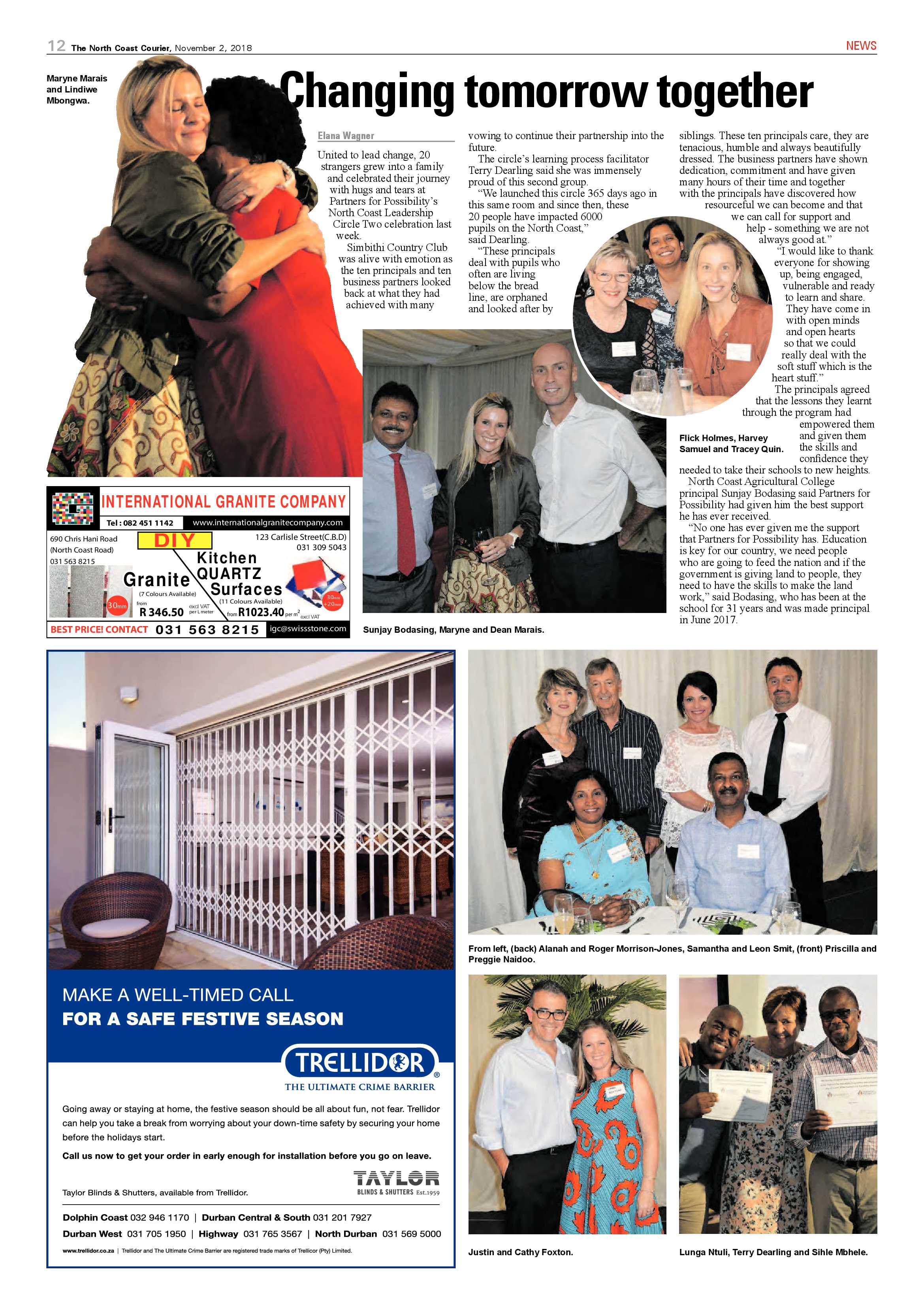 The North Coast Courier – 02 November 2018 page 12