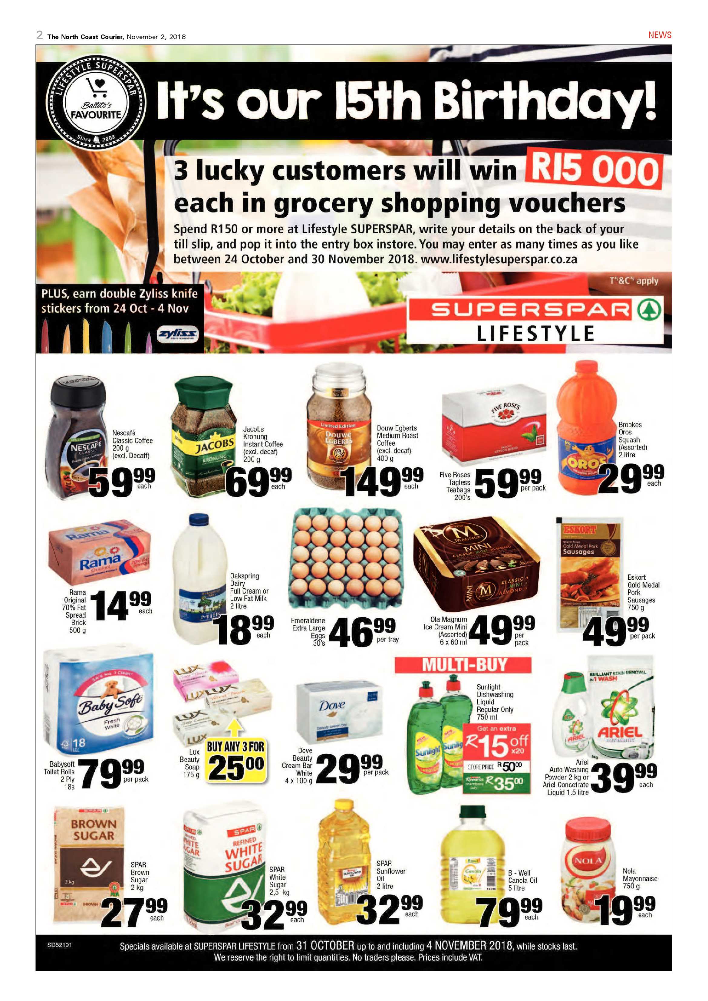 The North Coast Courier – 02 November 2018 page 2
