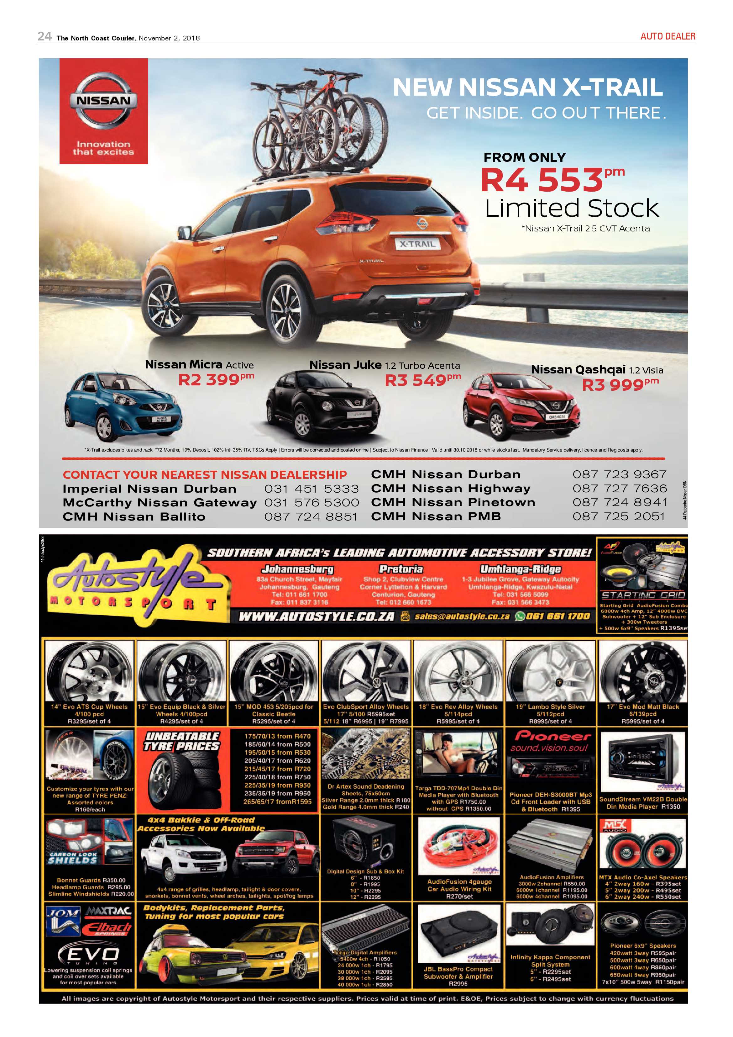 The North Coast Courier – 02 November 2018 page 24