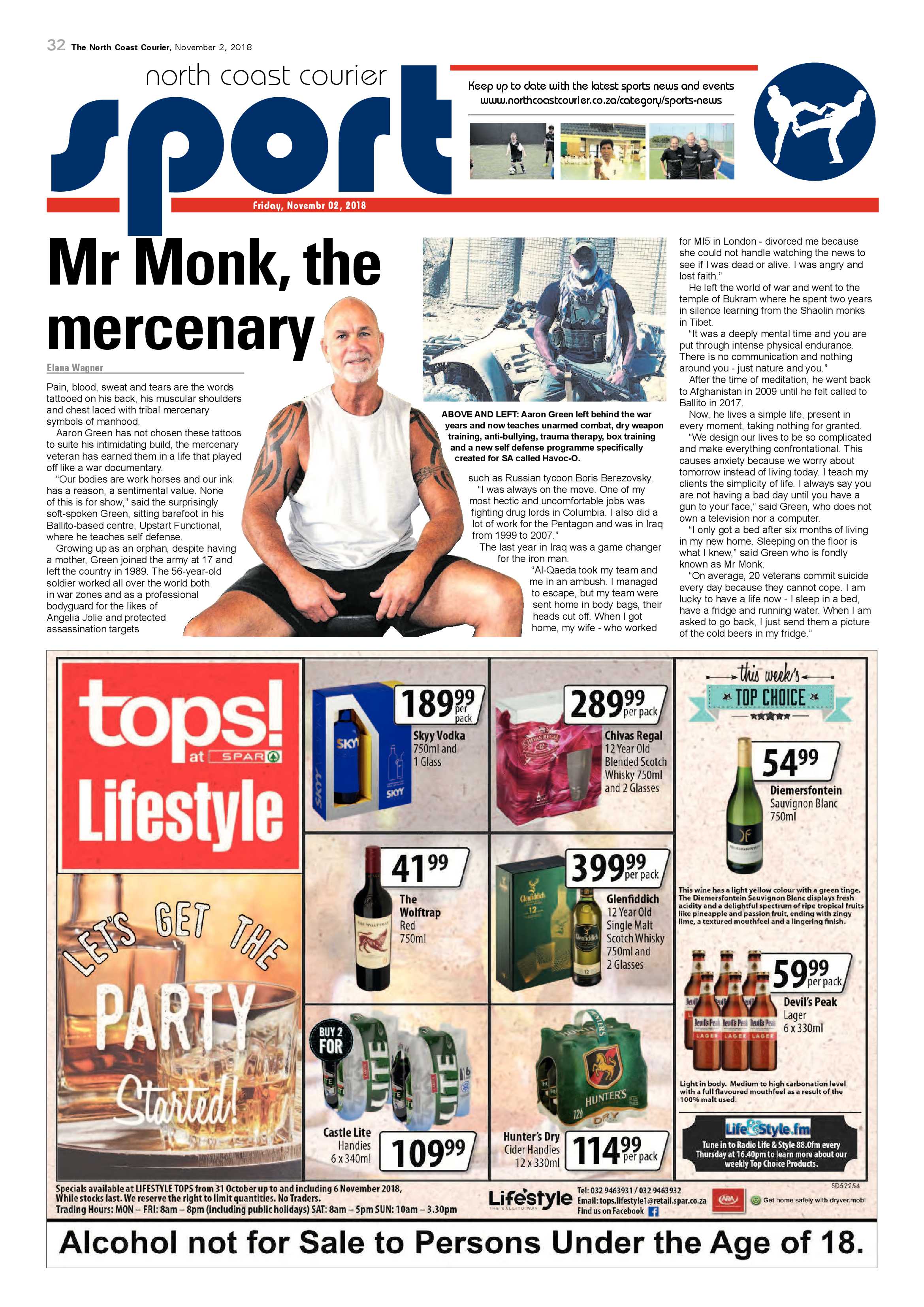 The North Coast Courier – 02 November 2018 page 32