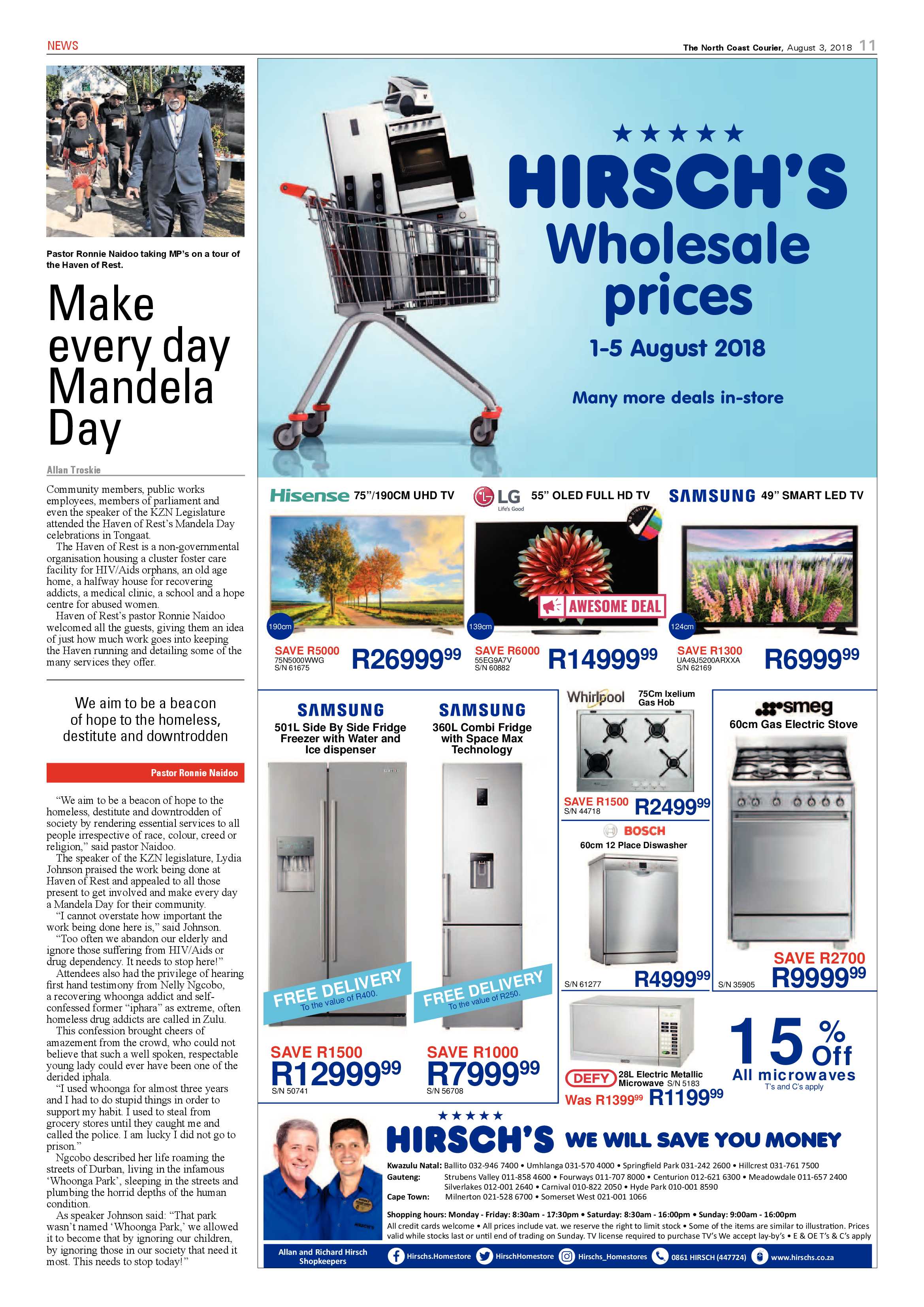 The North Coast Courier – 03 August 2018 page 11