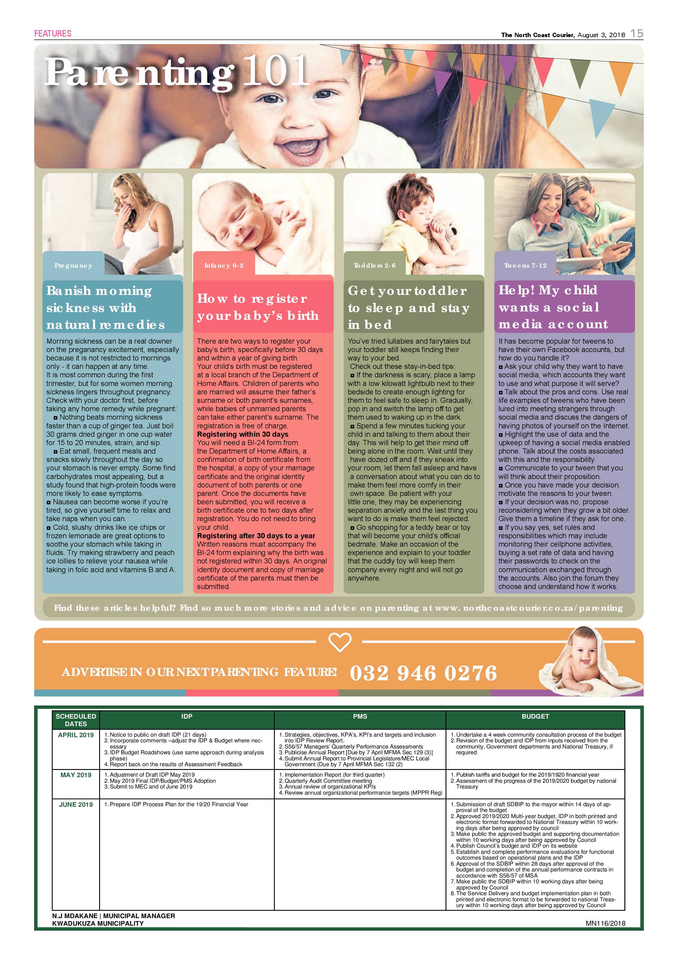 The North Coast Courier – 03 August 2018 page 15