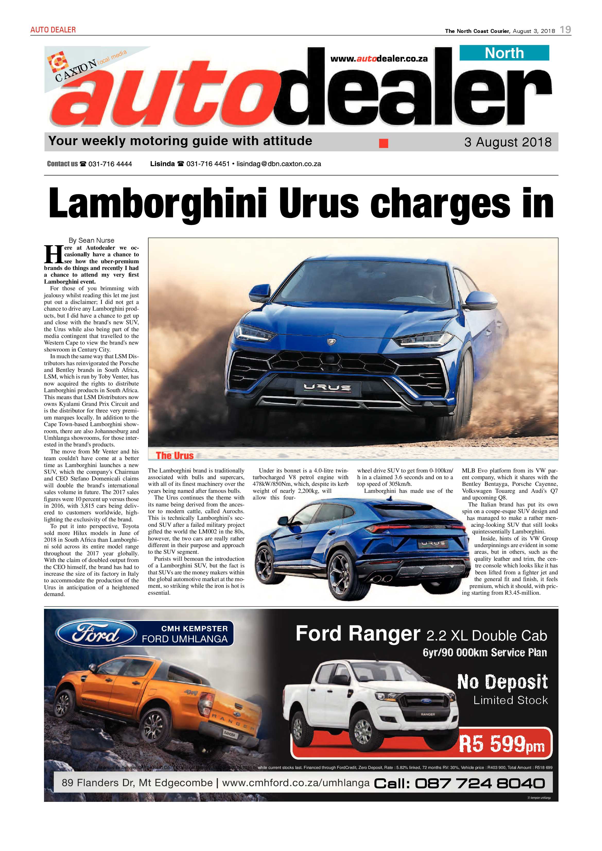 The North Coast Courier – 03 August 2018 page 19