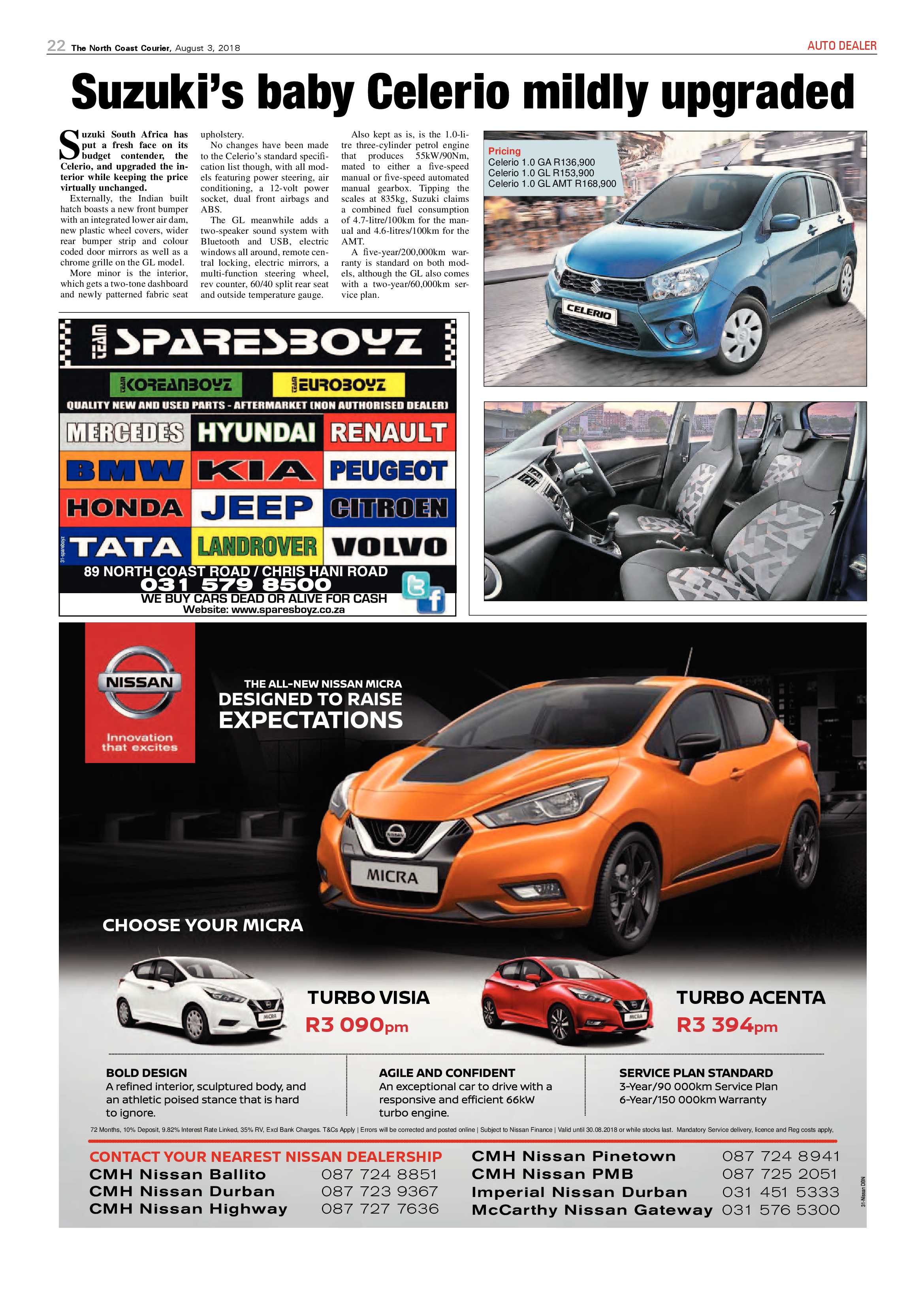 The North Coast Courier – 03 August 2018 page 22