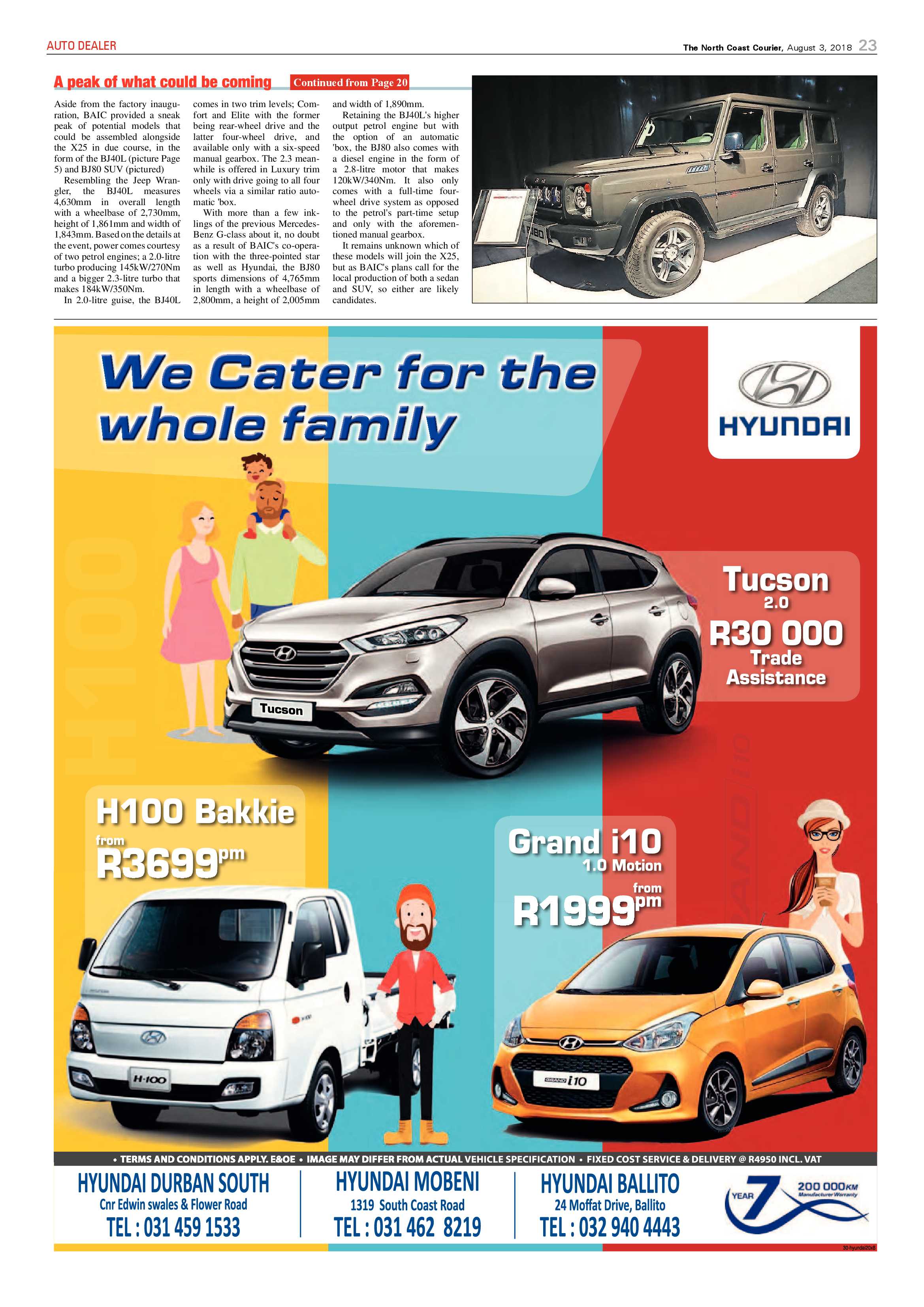 The North Coast Courier – 03 August 2018 page 23
